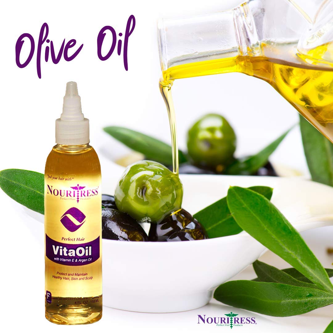 NouriTress Perfect Hair VitaOil | Promotes Growth | Rosemary & Argan Oils | 14 Essential Oils | 4 oz