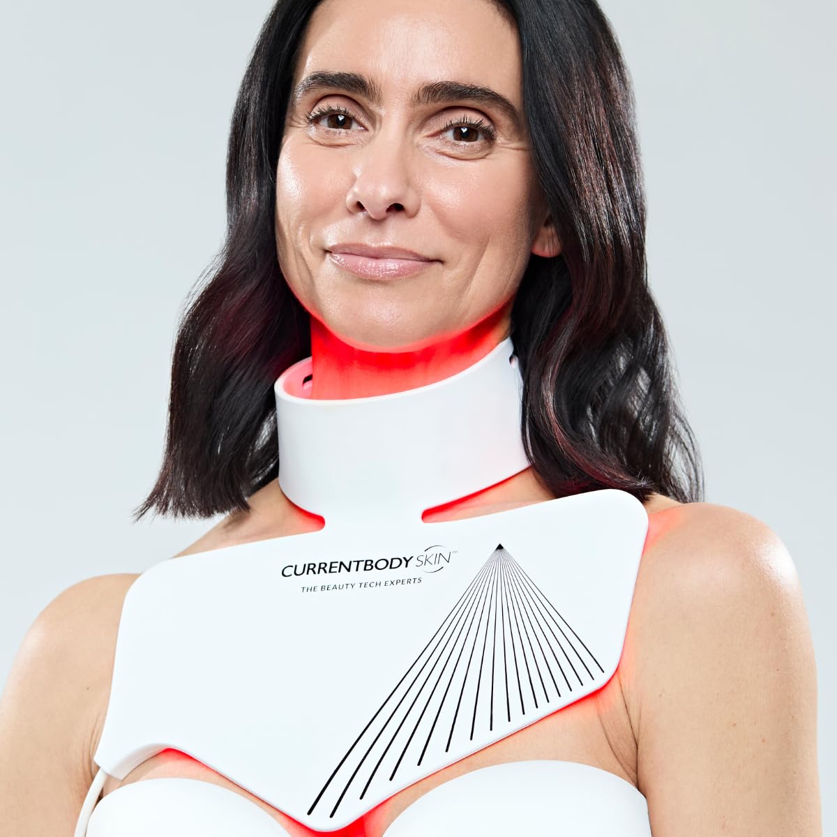 CurrentBody Skin LED Neck & Décolletage Mask: Series 2 | Advanced Anti-Aging for your Neck and Chest with Red and Near-Infrared Light Therapy