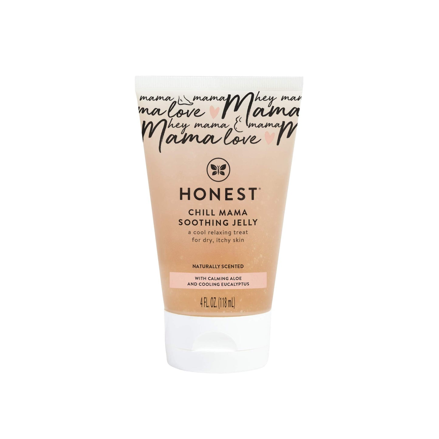 The Honest Company Honest Mama Chill Mama Soothing Jelly Cooling Formula for Itchy Dry Growing Belly Aloe and Eucalyptus Infused 4 fl oz