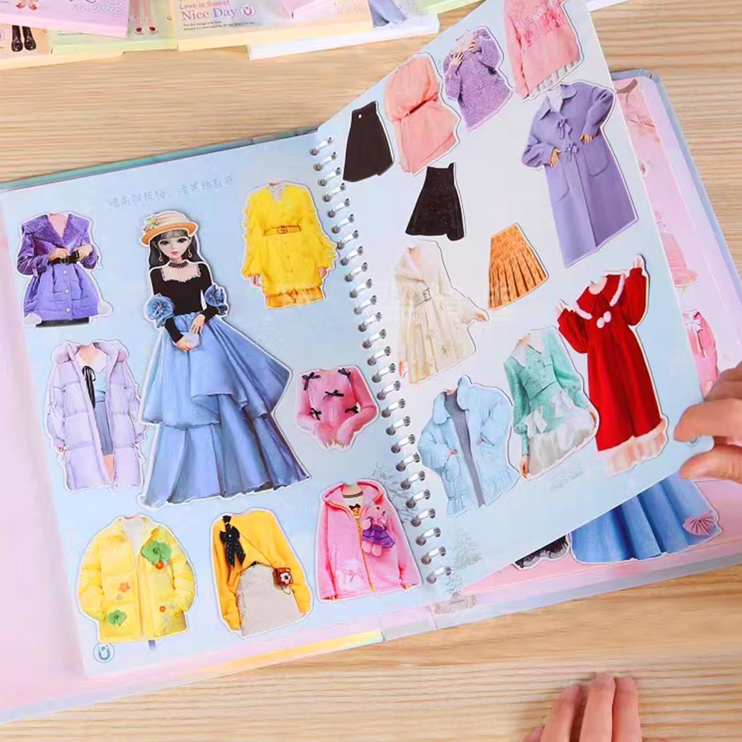 Daniel Axel Magnetic Collecting Book for Girls 3+ – Toddler Toy, Magnetic Fun, Includes Book Only, Paper Doll Not Included