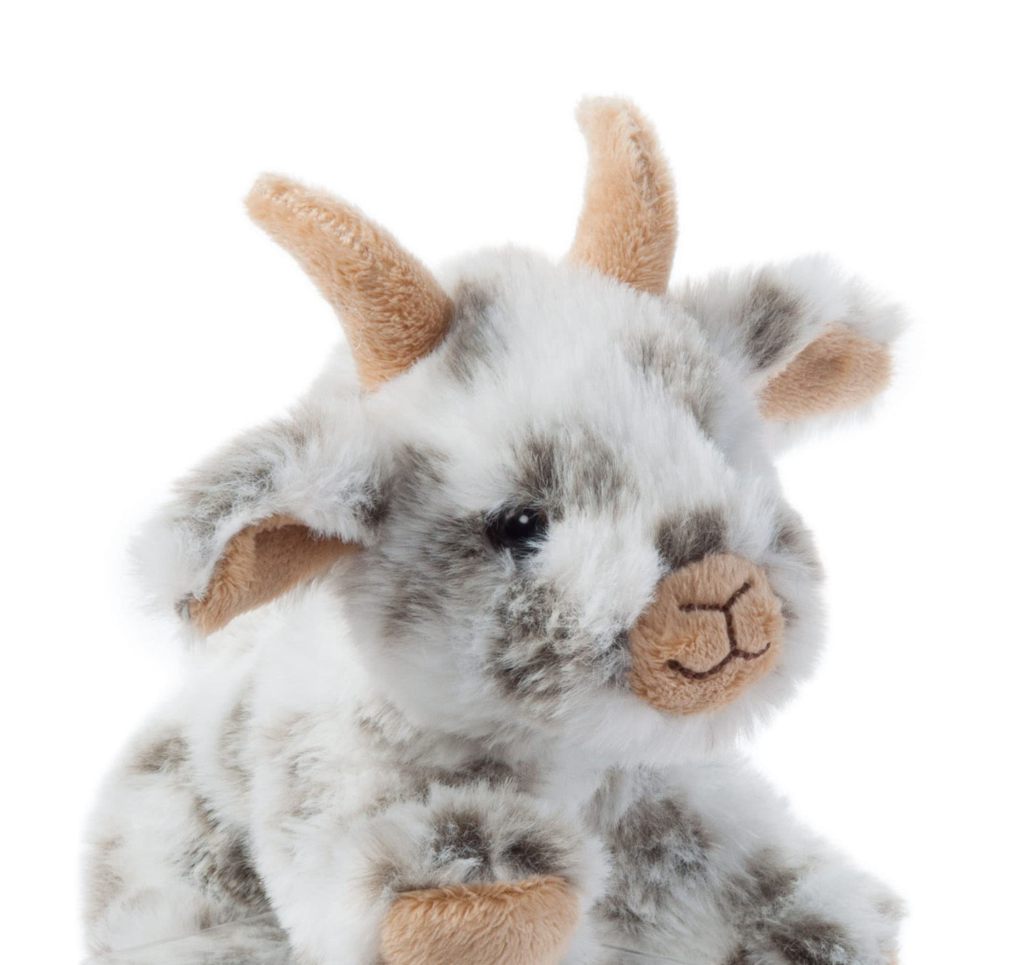 The Petting Zoo Goat Stuffed Animal Plushie, Gifts for Kids, Wild Onez Babiez Farm Animals, Goat Plush Toy 6 inches