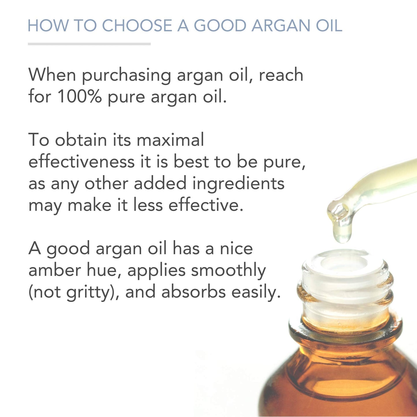 Pure Body Naturals Argan Oil for Skin and Face, 4 fl oz - Cold Pressed, Light, Pure Argan Oil for Hair - Aceite de Argan