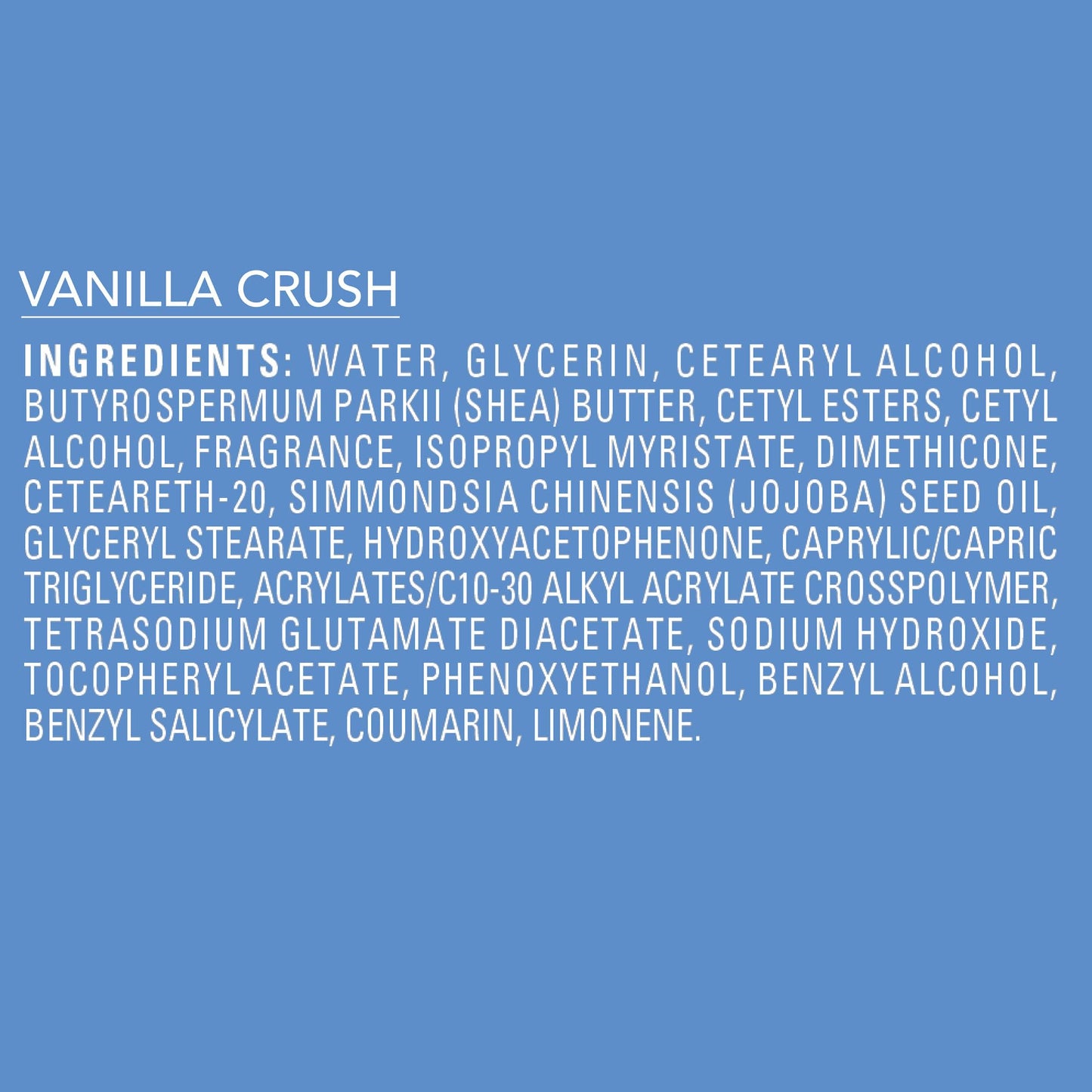 Jergens Shea Fusion Vanilla Crush Body Lotion, Moisturizer with Shea Butter & Vitamin E, 14 Fl Oz