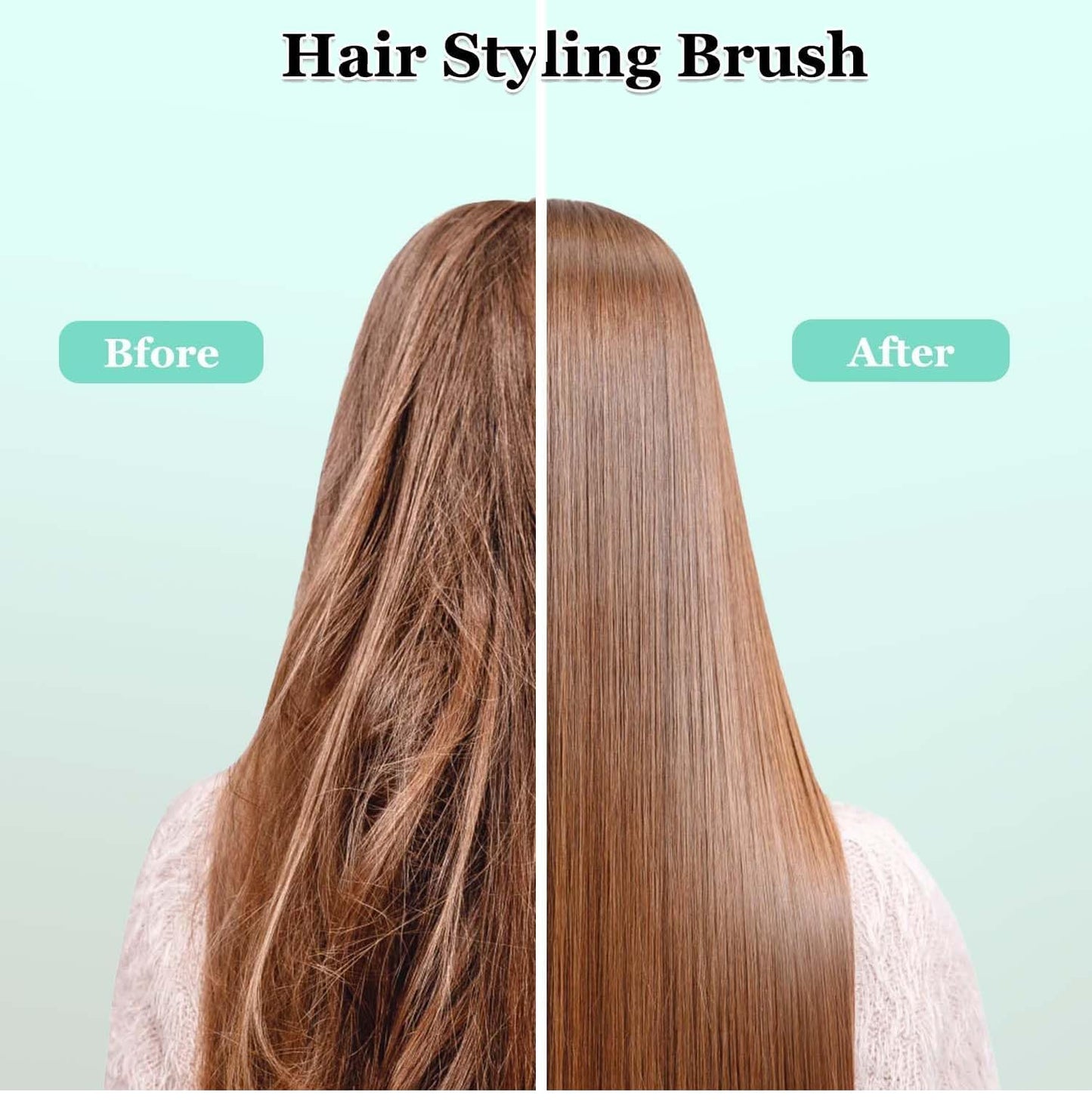 iDAOLI Curl Defining Hair Brush, 2025 Flash Hair Styling Brush for Curly Hair, Shaping & Defining Curls for Women(Green)