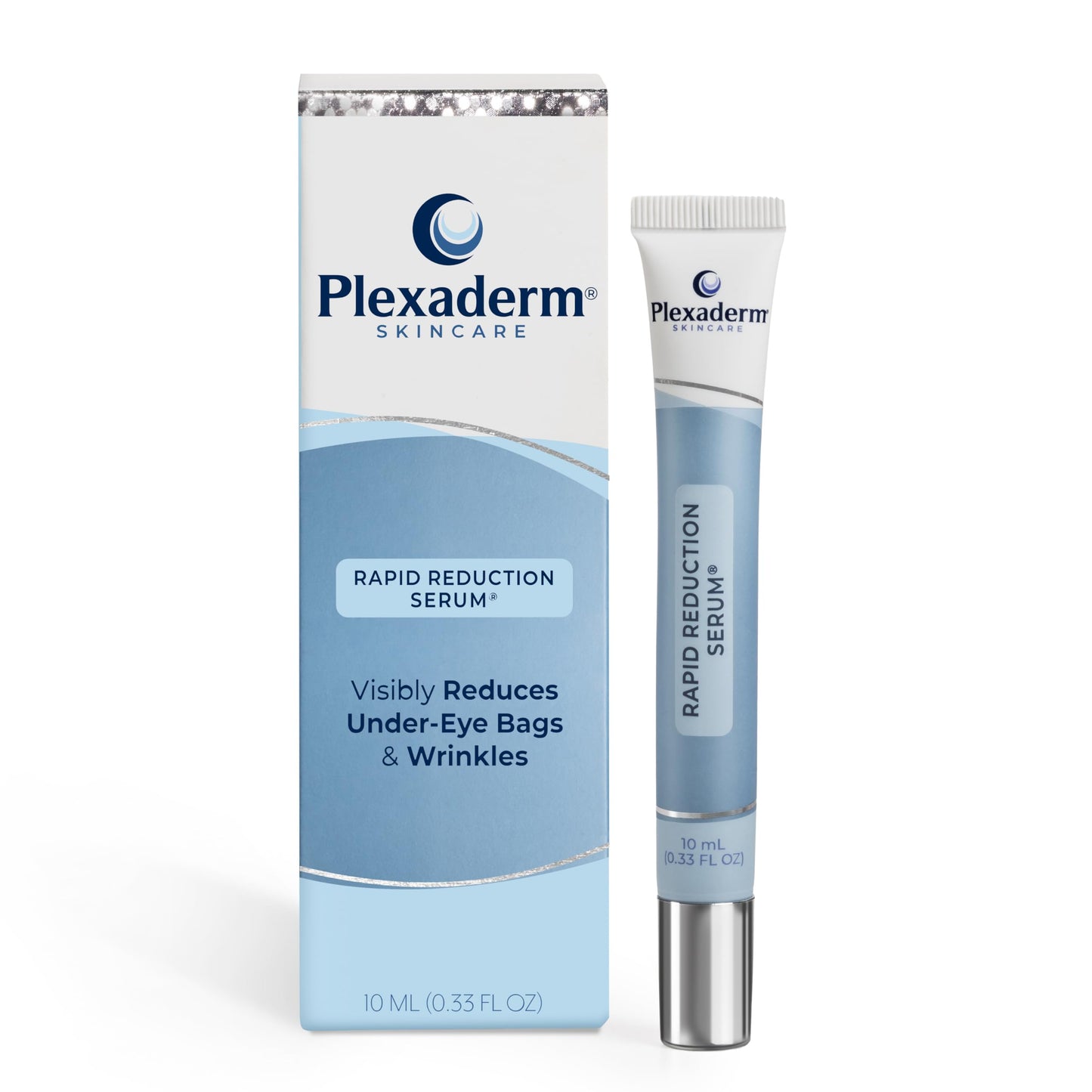 Plexaderm Rapid Reduction Eye Serum – Instantly Reduces Under-Eye Bags, Dark Circles, Wrinkles & Fine Lines, Anti-Aging, Full Size
