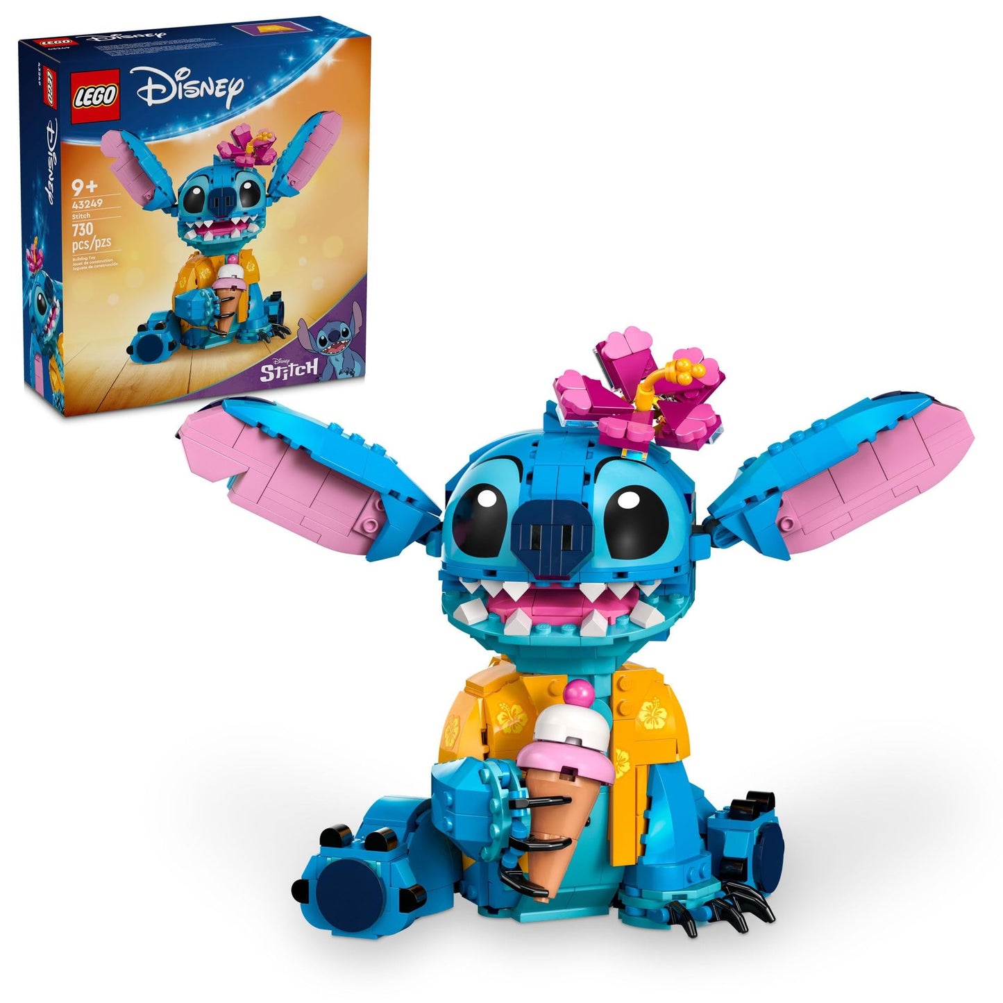 LEGO Disney Stitch Toy Building Kit for Girls & Boys 43249