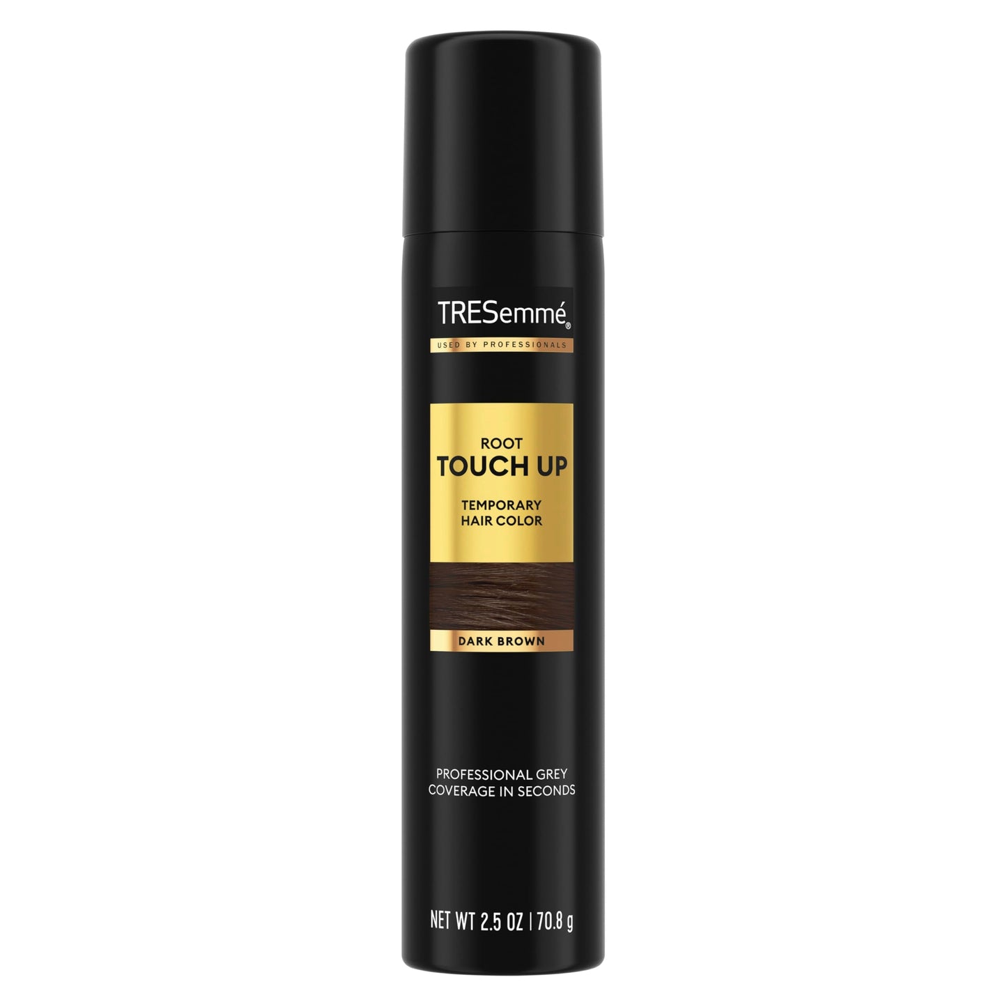 TRESemmé Temporary Hair Color Root Touch-Up Dark Brown Ammonia-free, Peroxide-free Root Cover Up Spray 2.5 Fl Oz
