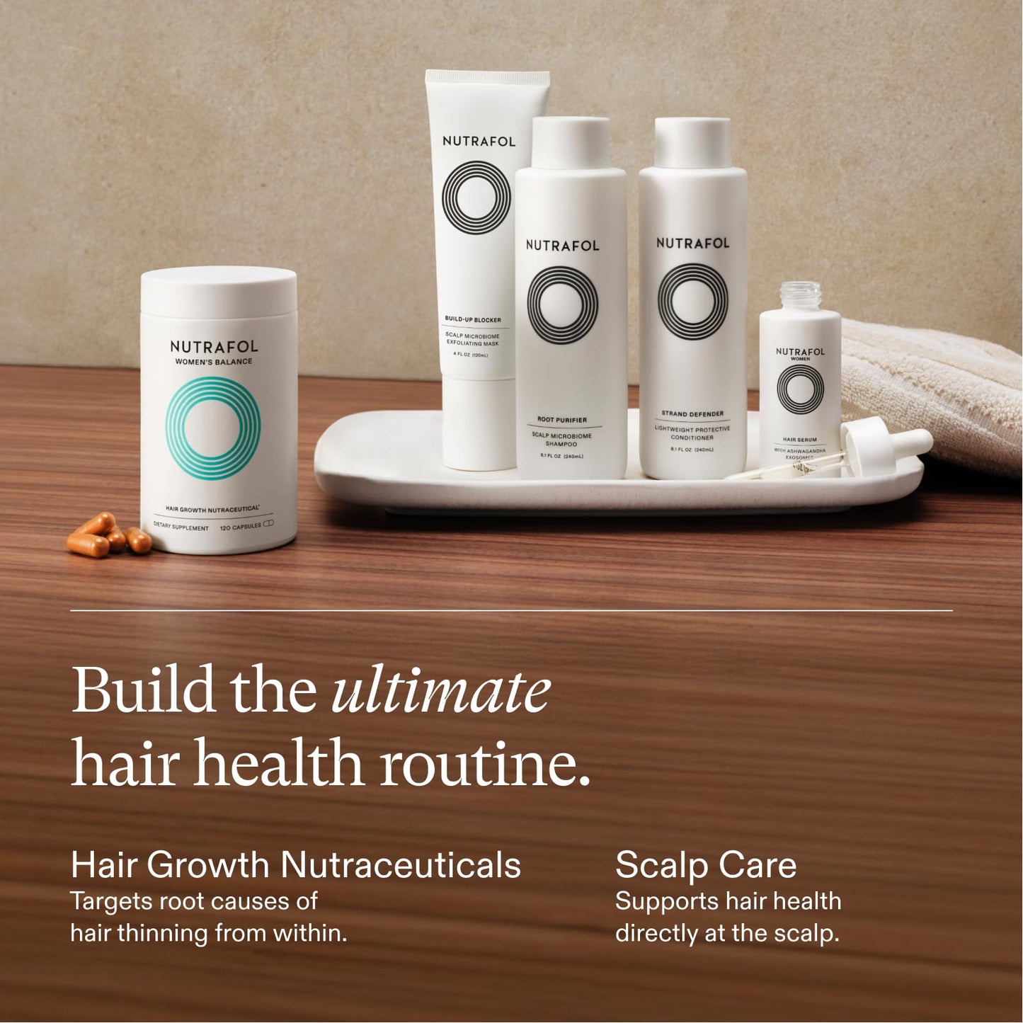 Nutrafol Women’s Balance Hair Growth Supplement 45+ | Clinically Proven for Thicker Hair & Scalp Coverage | Dermatologist Recommended | 2-Month Refill Pack