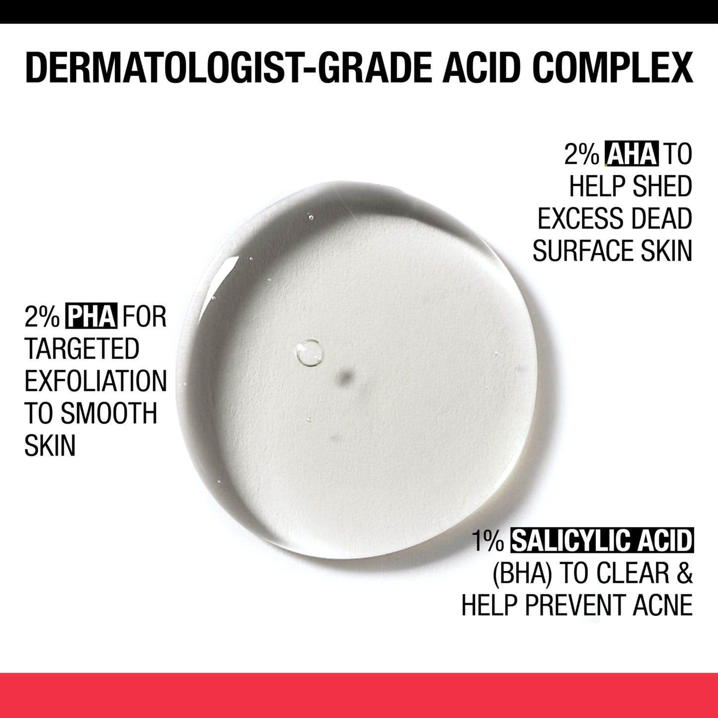 Neutrogena Stubborn Texture Daily Acne Facial Cleanser, Salicylic Acid Face Wash + Glycolic & Polyhydroxy Acids, Fragrance-Free, 6.3 fl. oz