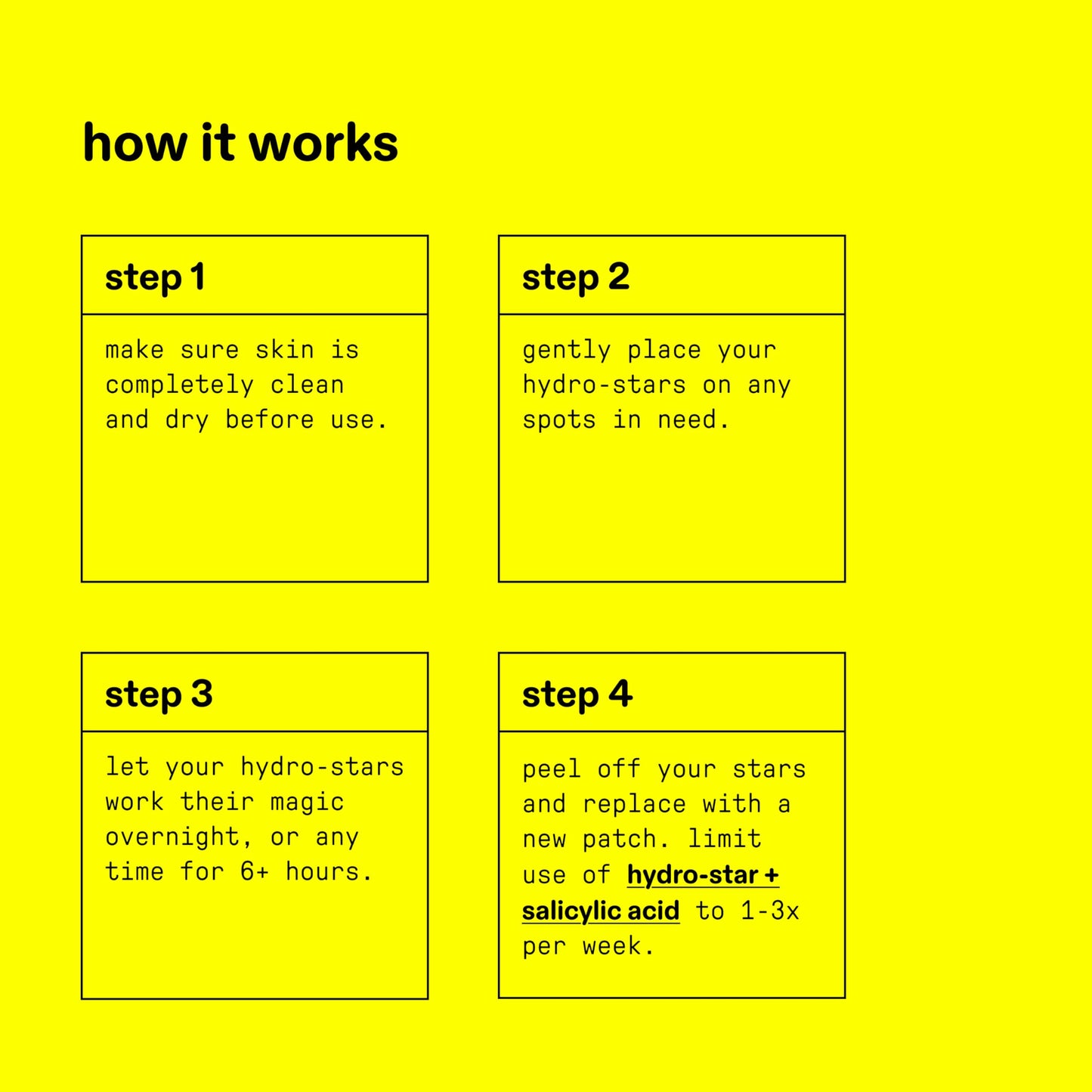 Starface Big Lil Gift Set - Hydrocolloid Pimple Patches Yellow and Black (32ct), Hydro-Star + Salicylic Acid (16ct)