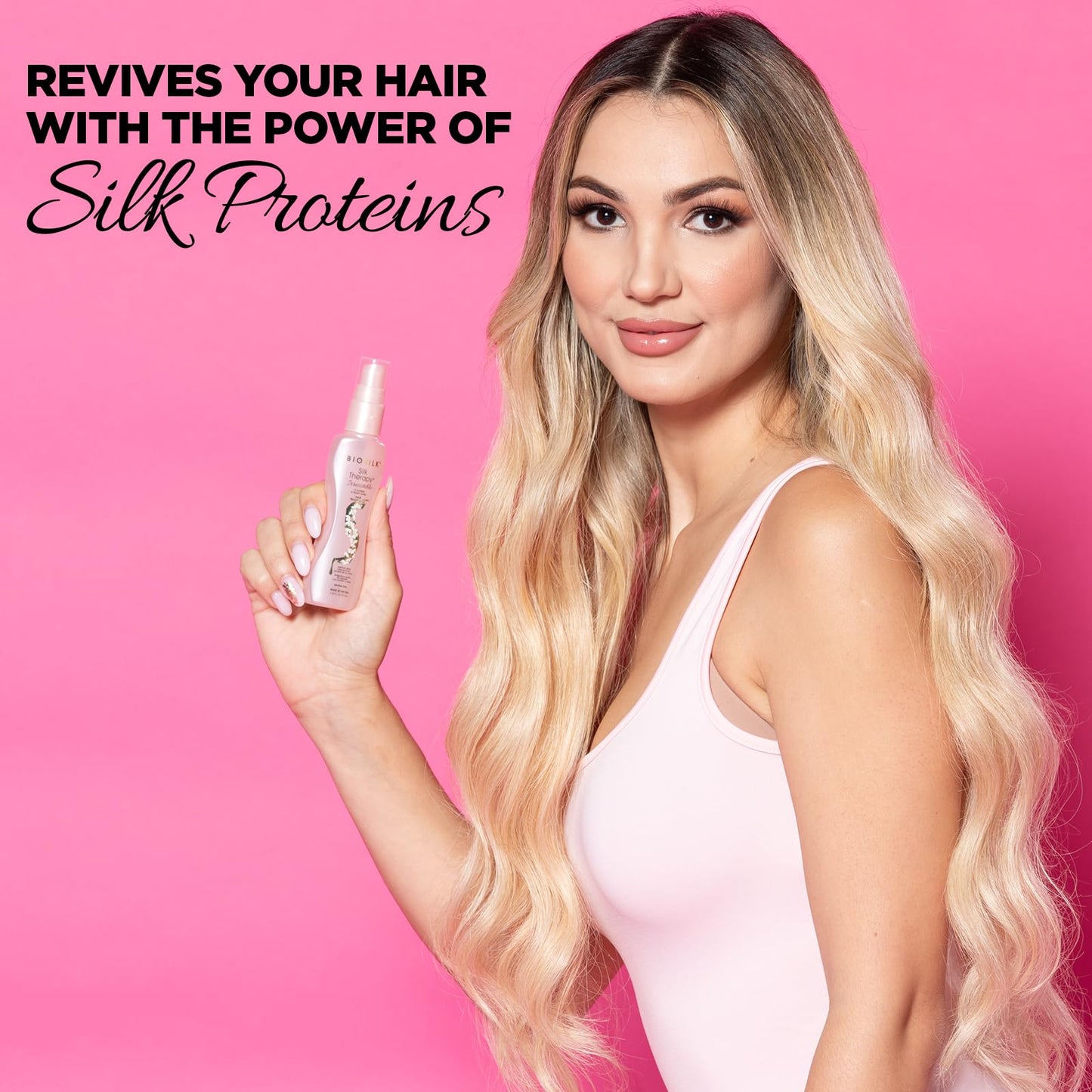 BioSilk Irresistible Collection Silk Therapy Hair Fragrance 2.26oz. Jasmine & Honey Scent, 2.26 ounces