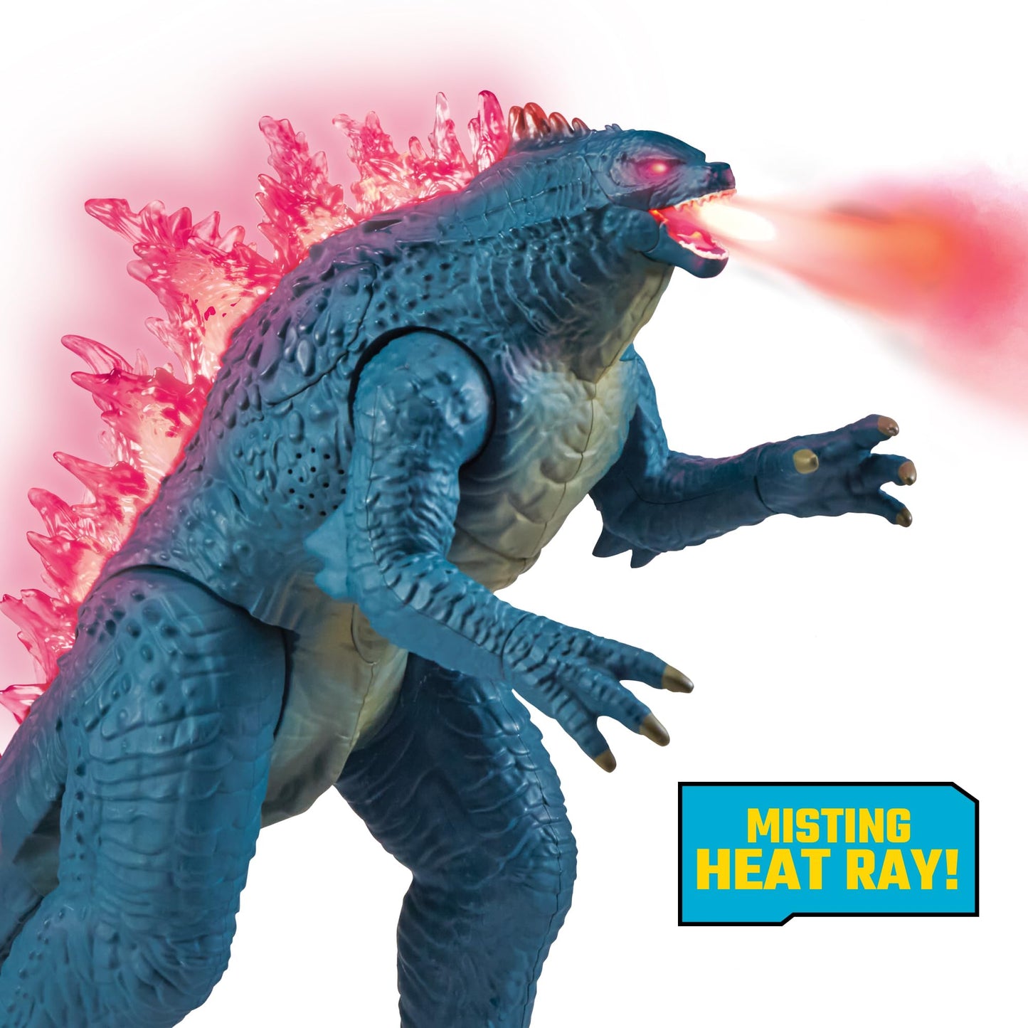 Godzilla x Kong: 13" Mega Deluxe Heat Ray Misting Breath Godzilla Figure by Playmates Toys