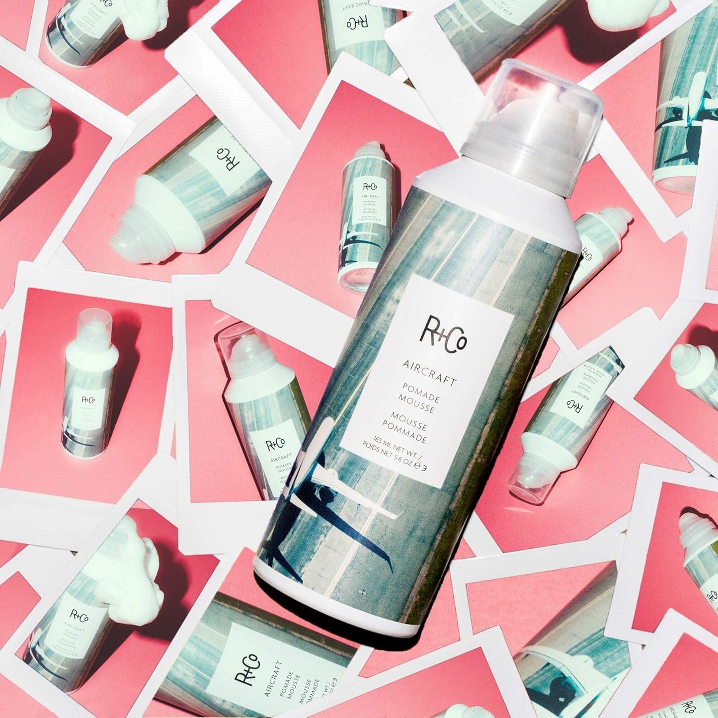 R+Co AIRCRAFT Pomade Mousse 166 ml / 5.6 oz