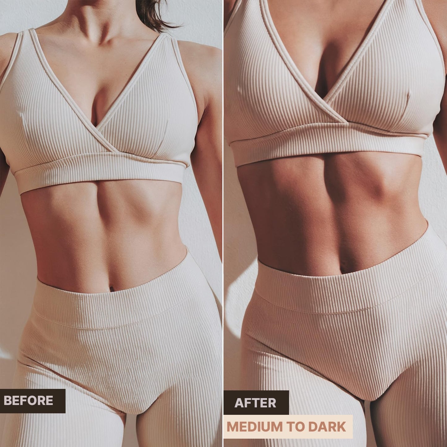 Self Tanner Mousse for Dark Tan โ Natural & Organic Sunless Tanning Foam, Clear, Non-Toxic, Streak-Free, USA Made for a Deep, Natural Glow