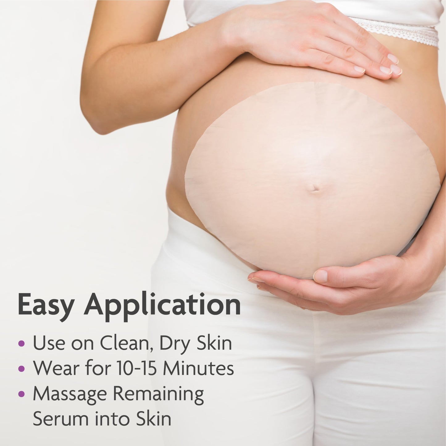 TriLASTIN Belly Mask for Pregnant Women – Hydrating, Soothes Itchy Skin, Reduces Stretch Marks, Safe & Paraben-Free, 1 Pack