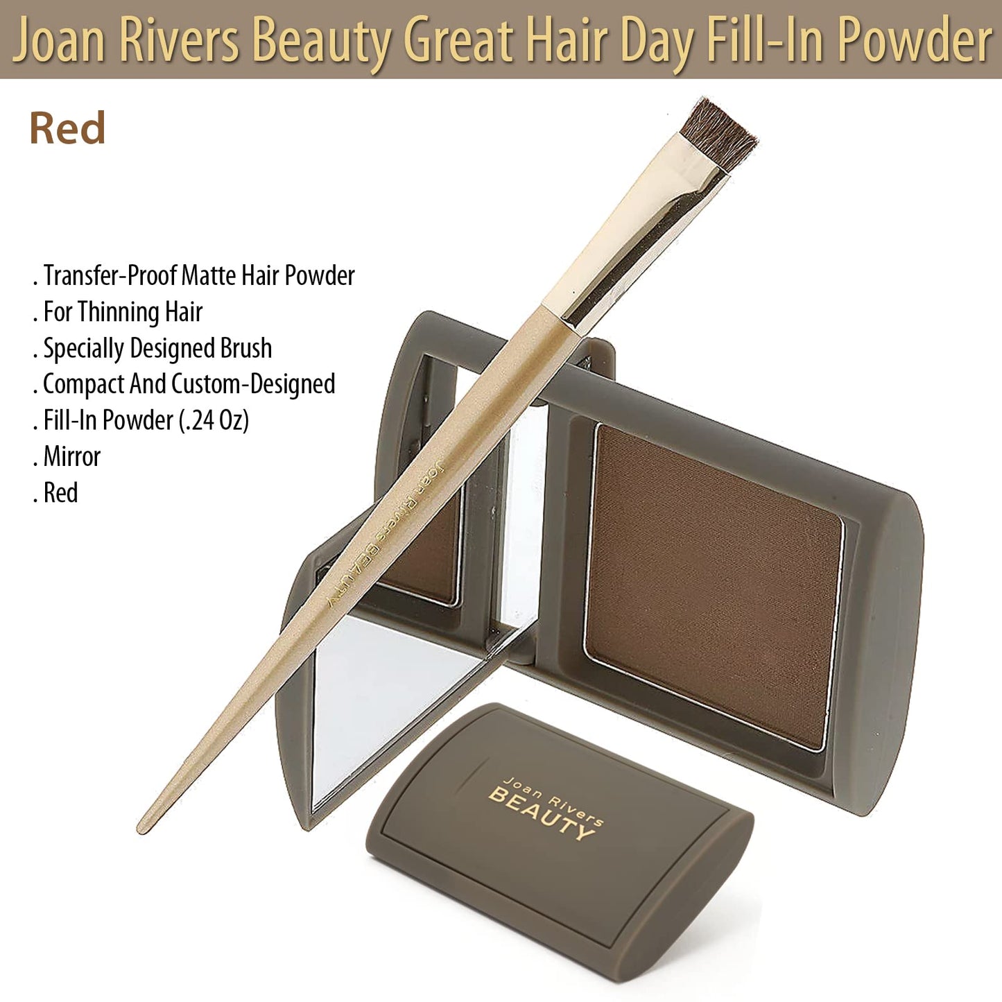 Joan Rivers Great Hair Day - Red 0.24 oz