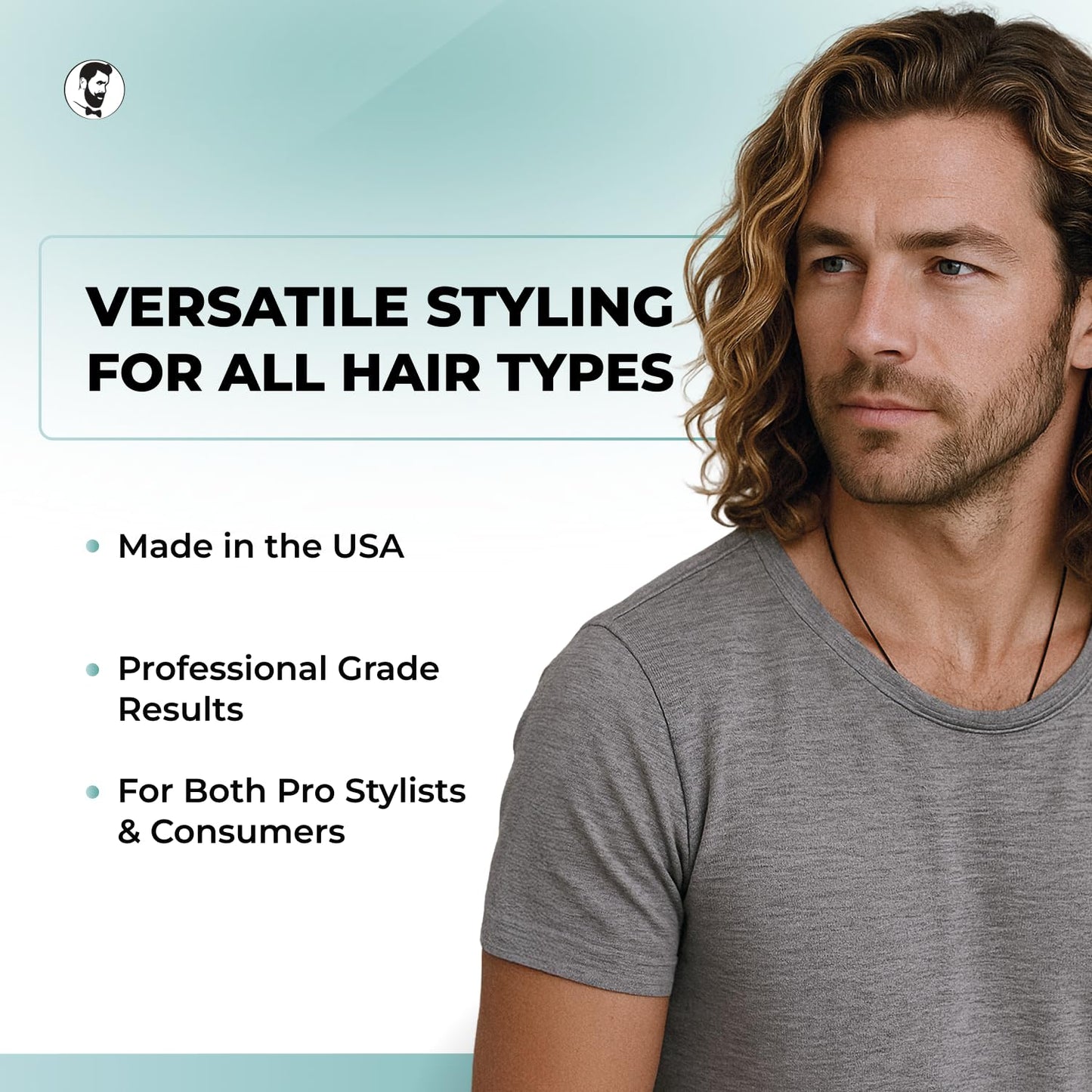 Gentlemen Republic Sea Salt Spray 8 oz – Texturizing Hair Spray for Men & Women with Dead Sea Salt, Vitamin E & Kelp – Adds Volume & Lightweight Hold