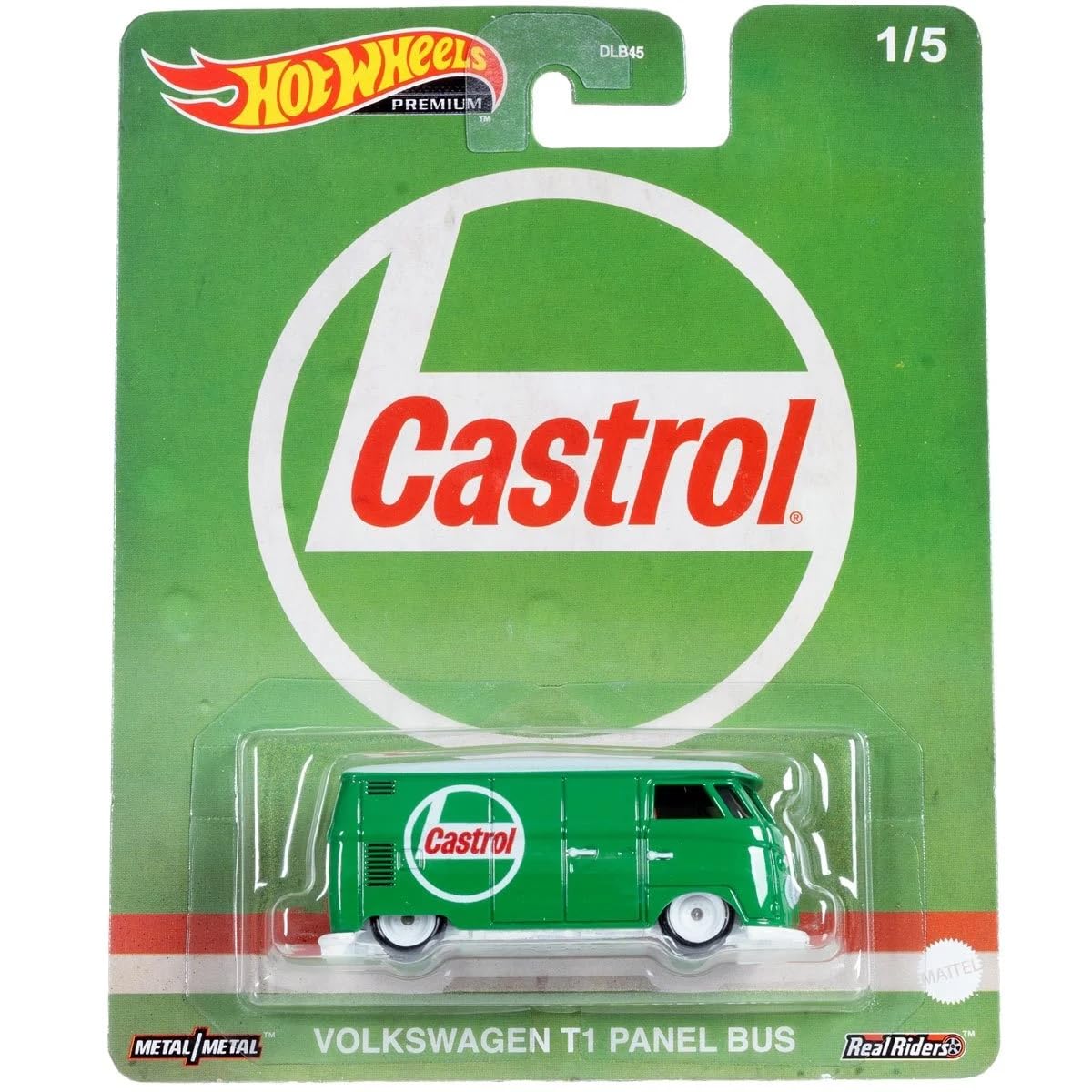 Hot Wheels Pop Culture Castrol Volkswagen T1 Panel Bus 1/5 Diecast Car
