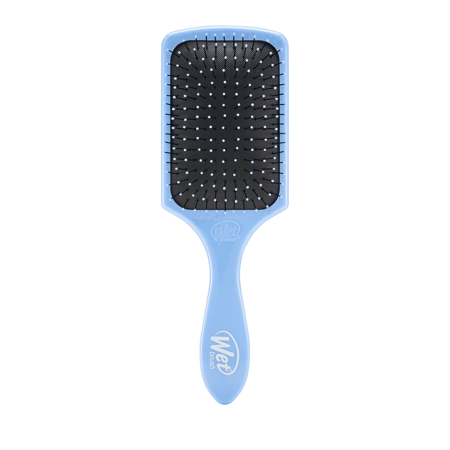 Wet Brush Paddle Detangler Hair Brush - Sky Blue | Ultra-Soft IntelliFlex Bristles & AquaVent Design | For Wet, Dry & Damaged Hair, Men & Women