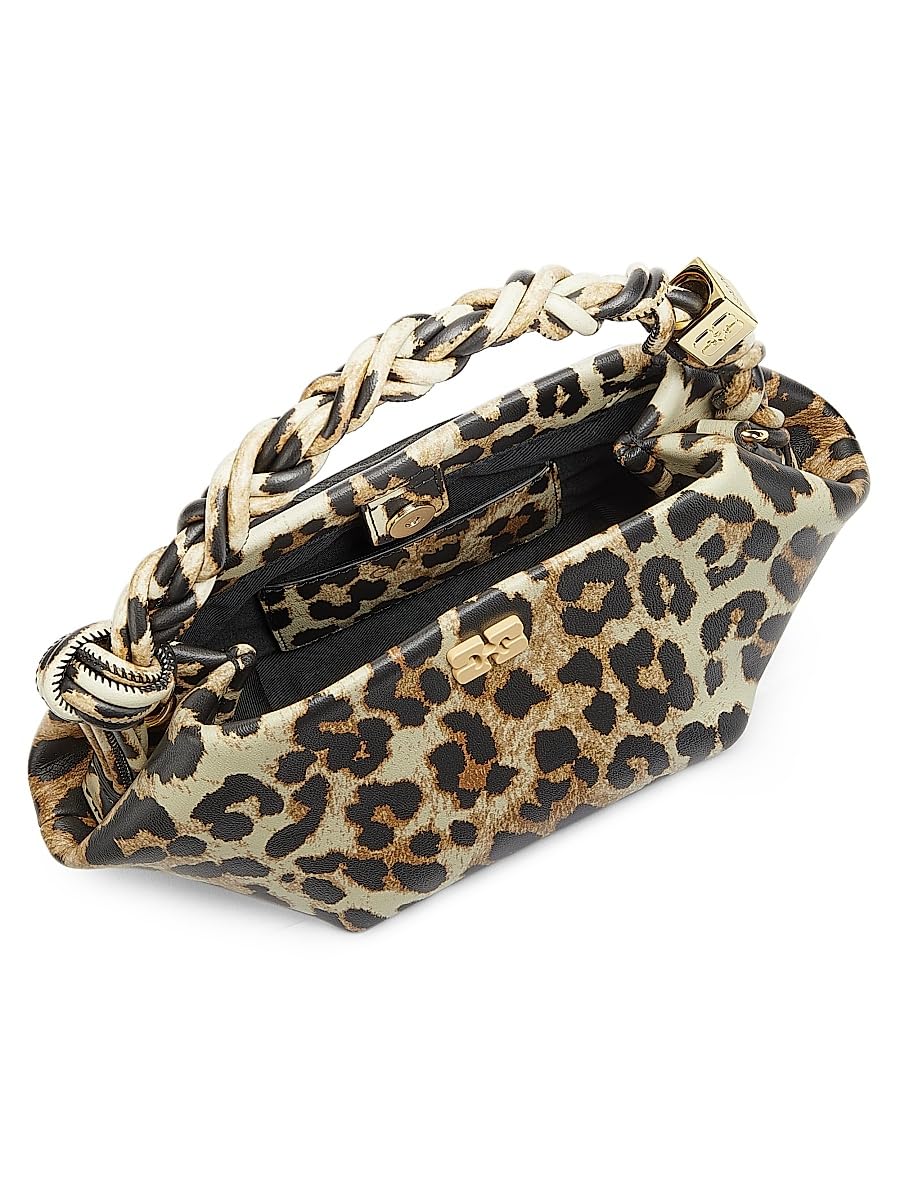 Ganni, Bou Mini Leopard-Print Bag, Leopard
