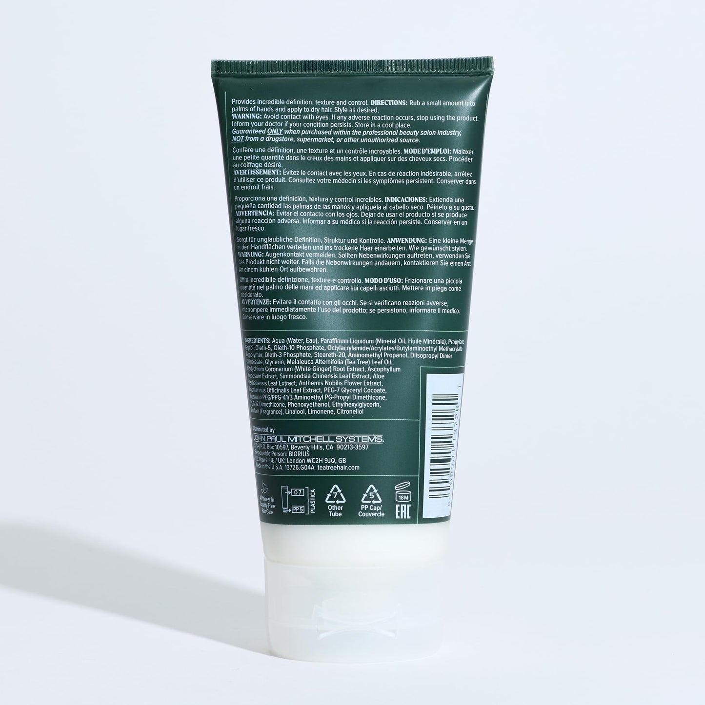 Tea Tree Styling Wax, Adds Definition + Hold, For All Hair Types, 5.1 fl. oz.