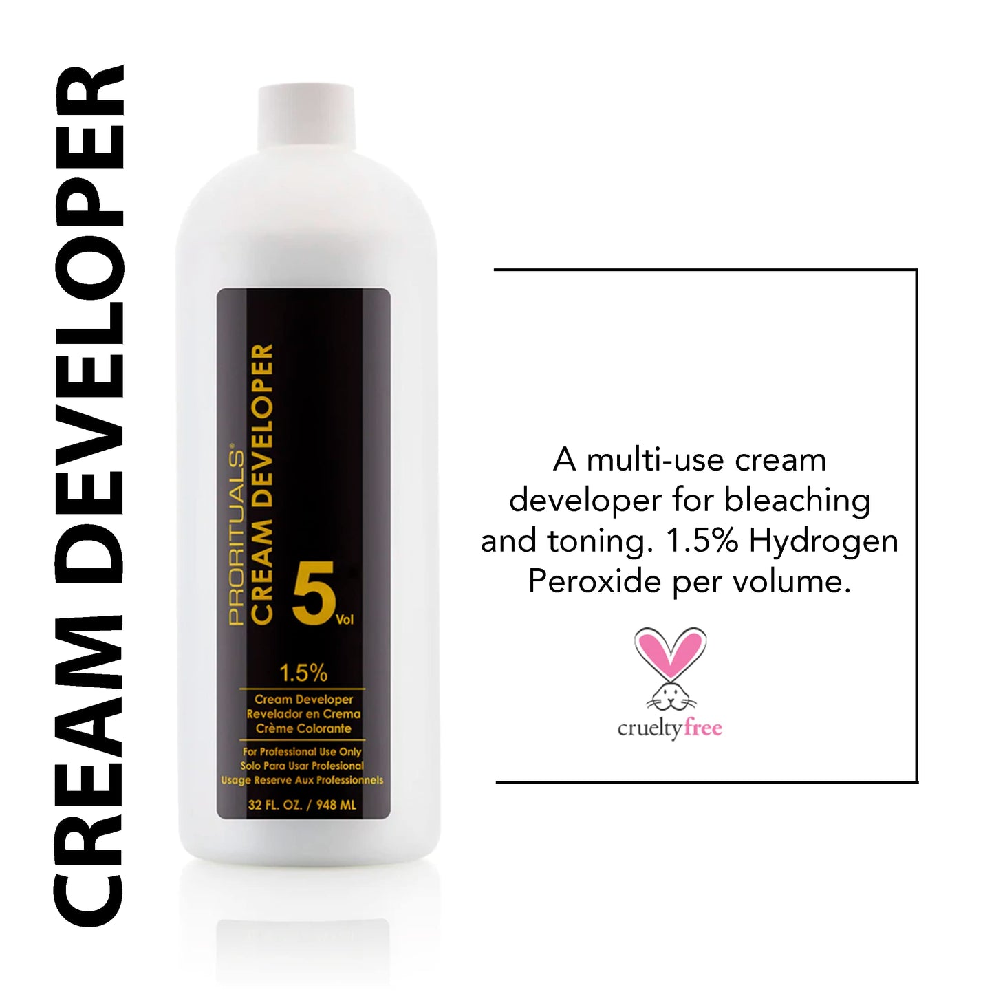 Prorituals CREAM DEVELOPER 5 Vol/ 33OZ