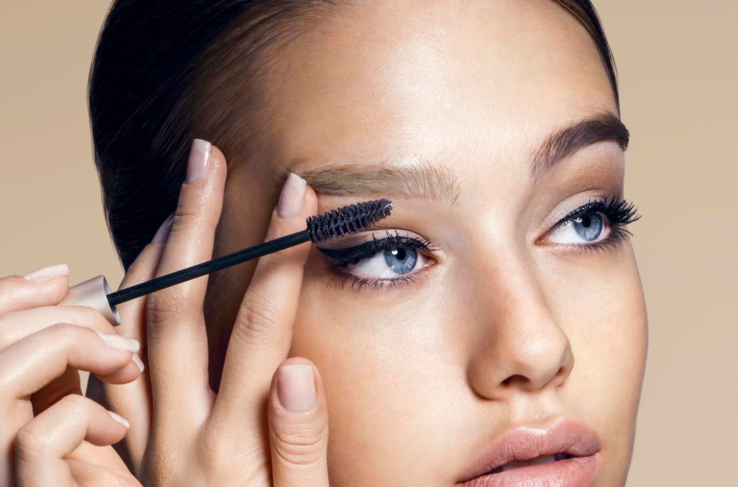 Root touch up, temporary hair color to cover gray hairlines, eyebrows, Mustache & Beards Greyfree 2 PACK (LIGHT BROWN)