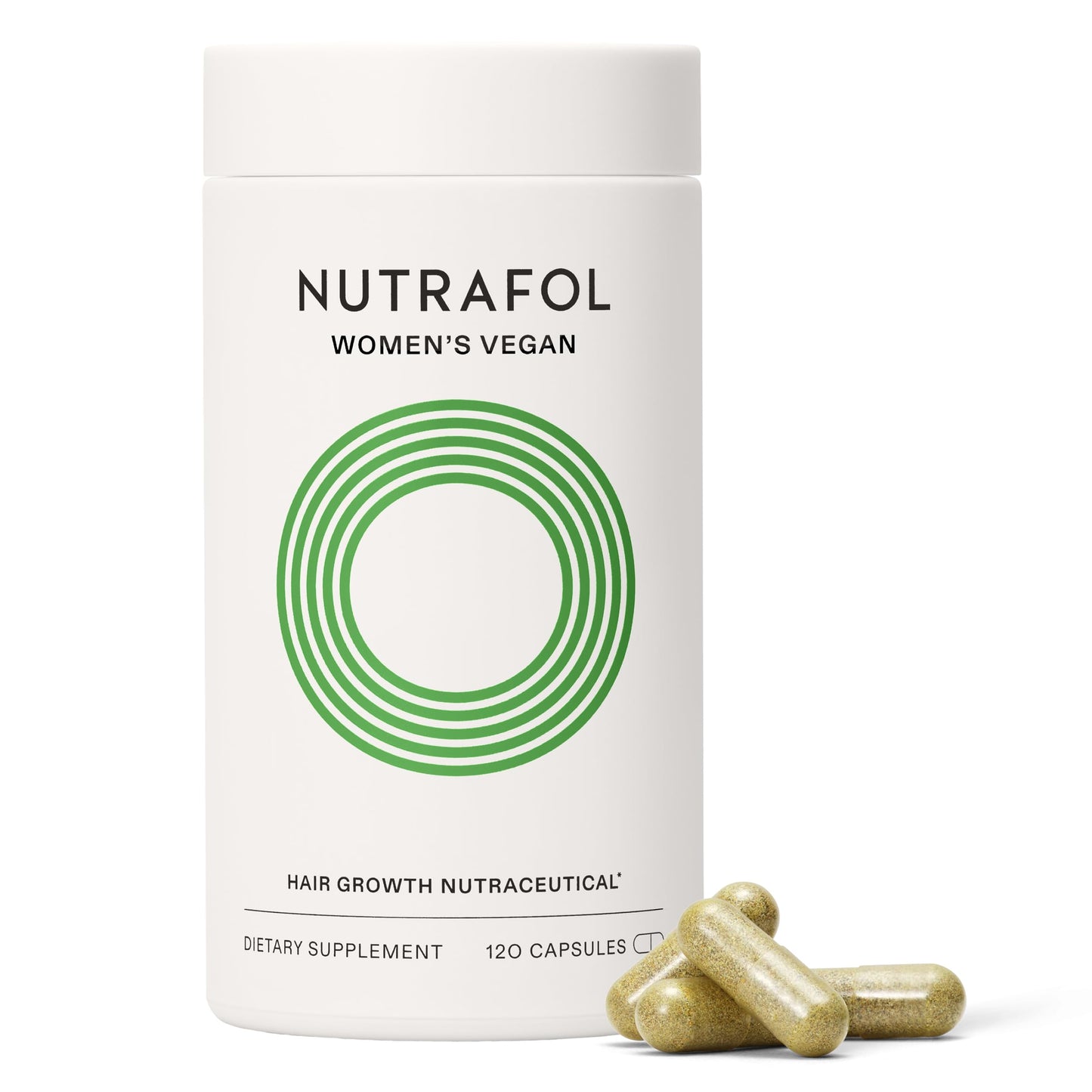 Nutrafol Women’s Hair Growth Supplement | Clinically Tested for Thicker, Stronger Hair | 100% Vegan, Dermatologist Recommended | 1-Month Supply