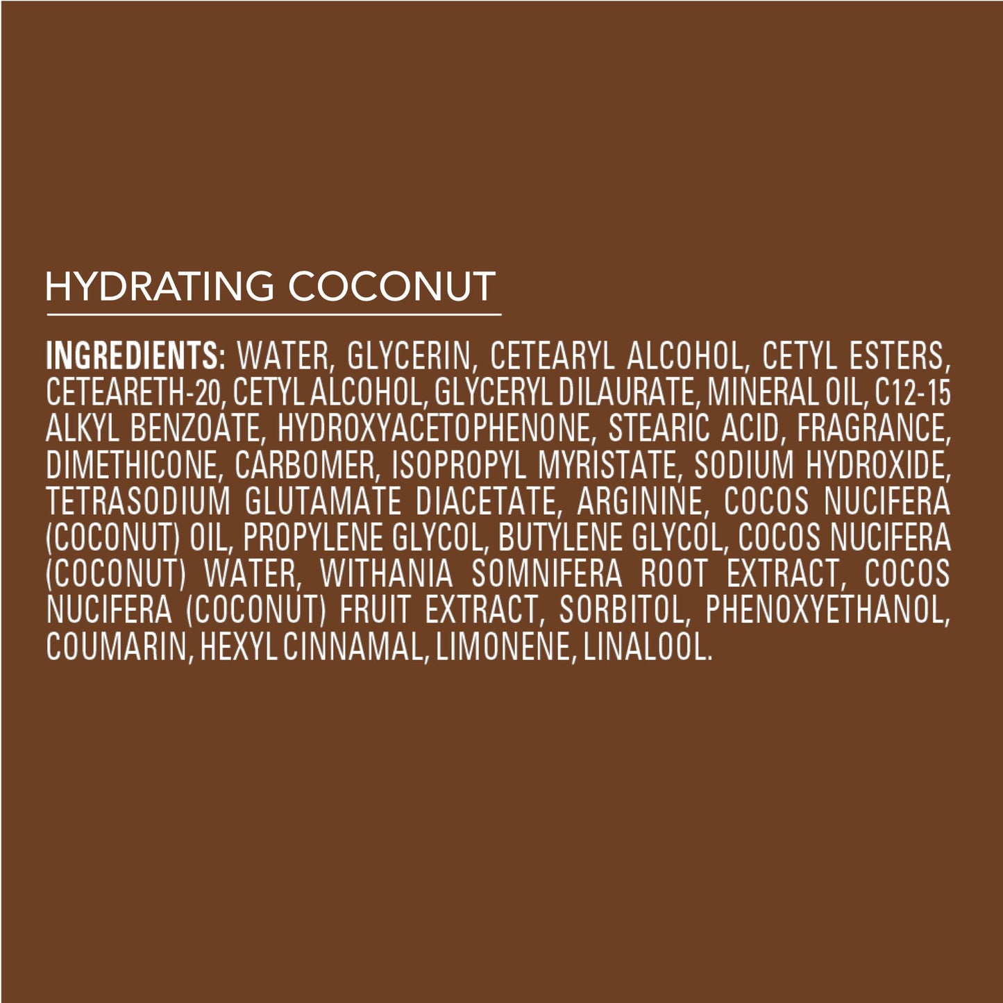 Jergens Hydrating Coconut Body Lotion, Hand and Body Moisturizer, Infused with Coconut Oil, Hydrates Dry Skin Instantly, Dermatologist Tested, 16.8 oz