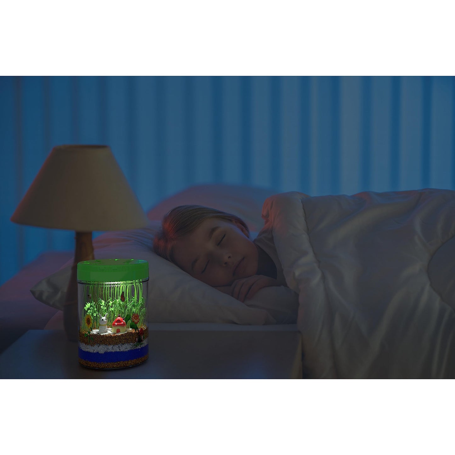 Dan&Darci Light-Up Terrarium Kit for Kids - STEM DIY Science Kit & Educational Toy - Fun Birthday Craft Project for Boys & Girls Ages 6-12