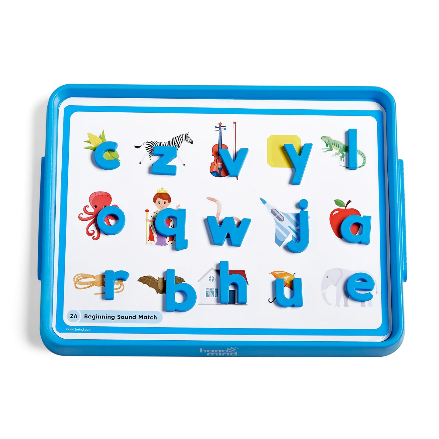 hand2mind Alphabet Word Work Small Group Set – Lowercase Magnetic Letters with Trays, Phonics & Phonemic Awareness Classroom Materials (6 Sets)