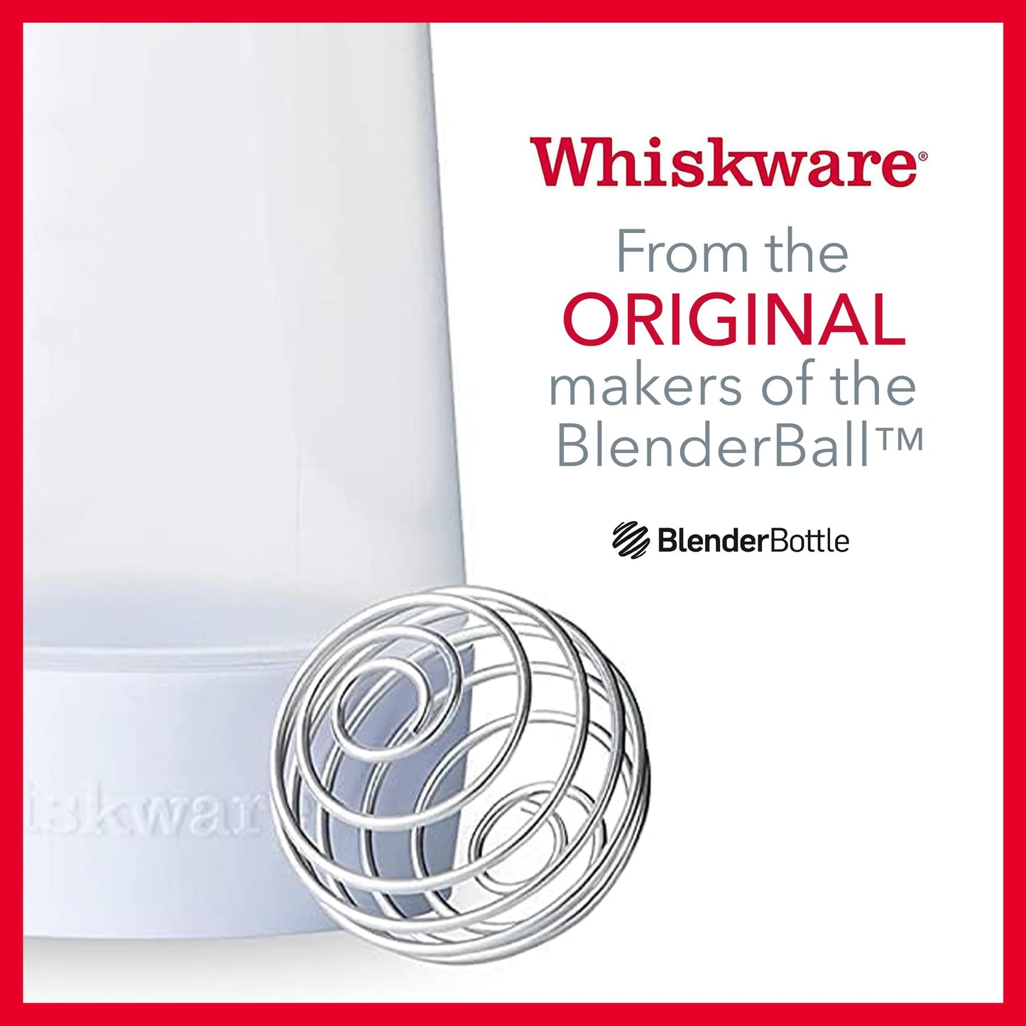 Whiskware Pancake Bottle & Batter Dispenser with BlenderBall Whisk – Durable, No-Mess, BPA-Free, Dishwasher Safe, Mint