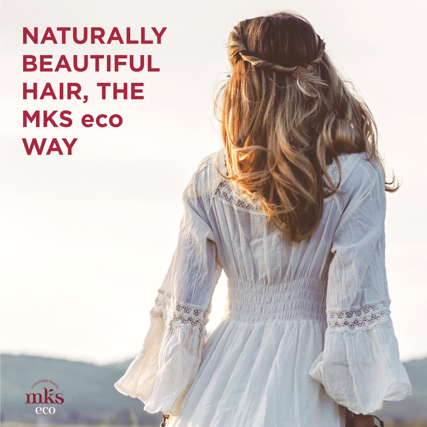 MKS Eco Original Hair Styling Elixir 2 fl oz | Argan & Hemp Seed Oil for Fine Hair | Moisturizing, Nourishing & Frizz Control | Vegan, Cruelty-Free