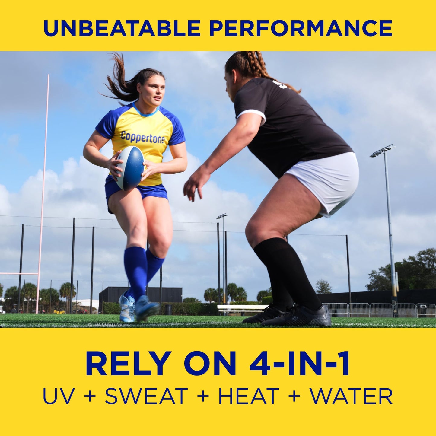 Coppertone SPORT Sunscreen Lotion Broad Spectrum SPF 50 (3 Fluid Ounce) (Packaging may vary)