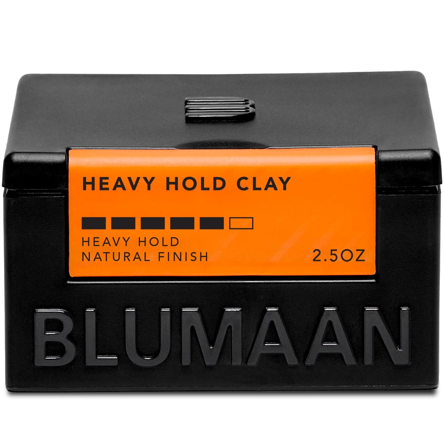 BLUMAAN Heavy Hold Clay for Men (2.5 oz) – Extra Strong Hold Hair Clay for Texture & Volume, Natural Matte Finish, Tames Thick & Unruly Hair