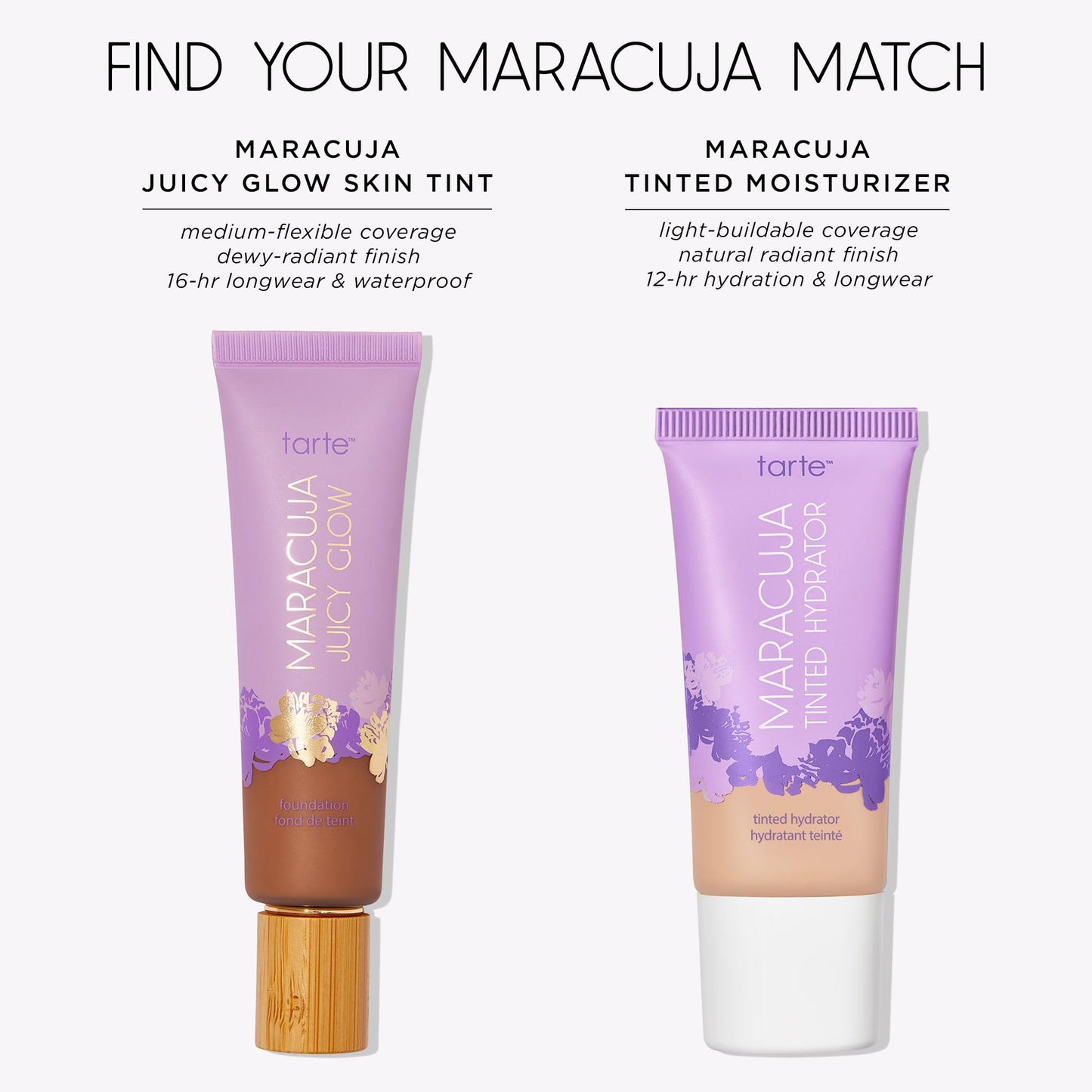 tarte Maracuja Tinted Moisturizer – Lightweight Sheer Foundation with Buildable Coverage, Hyaluronic Acid, Turmeric & Aloe, Vegan