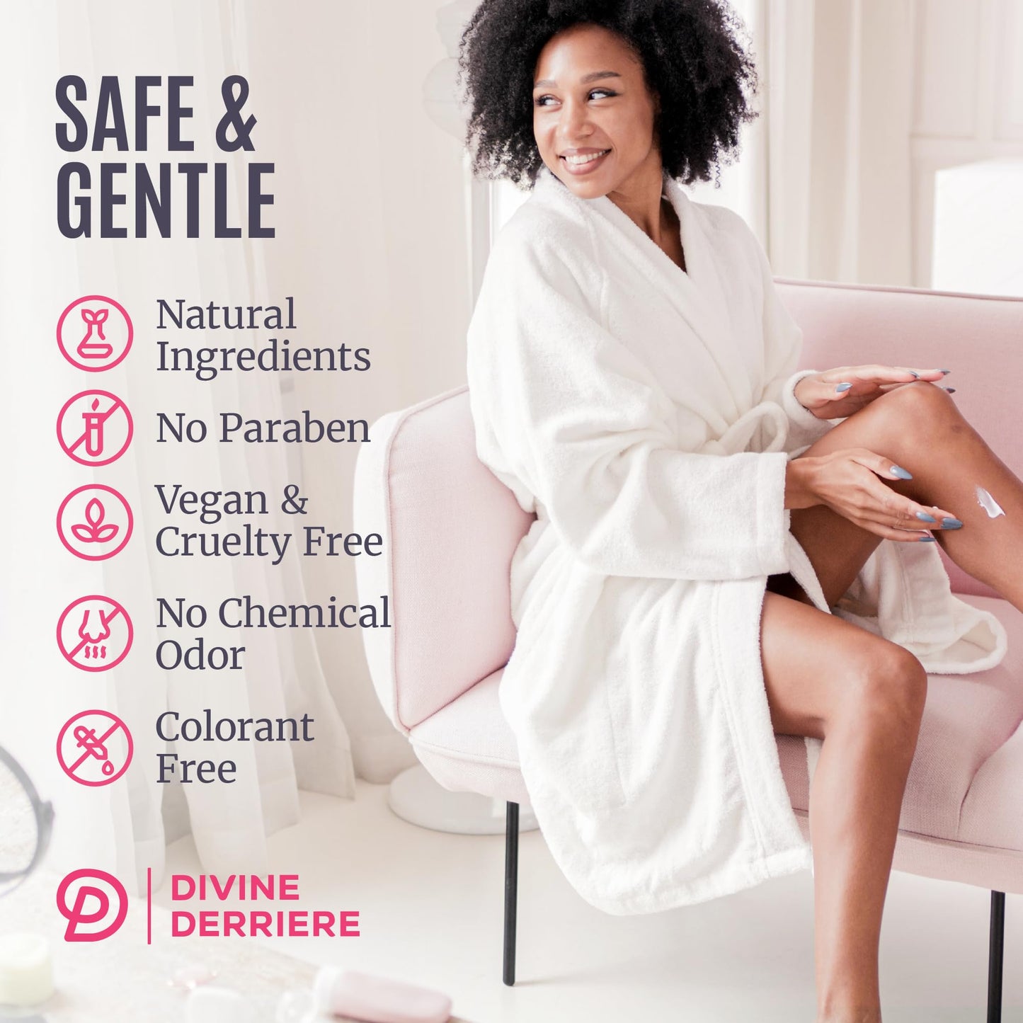 Divine Derriere Intimate Dark Spot Remover Cream – Brightening Corrector for Body, Face, Bikini & Sensitive Areas with Mulberry, Arbutin & Peptide