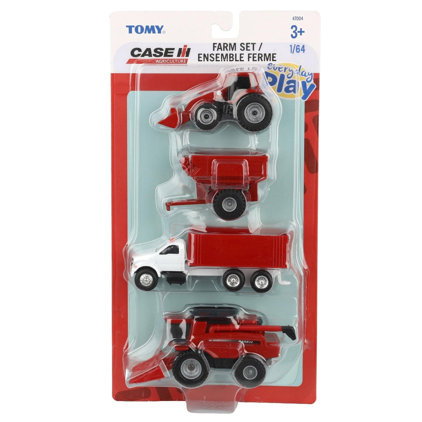 ERTL 1/64 Collect N Play Case IH Harvest 4 Piece Set ZFN47004