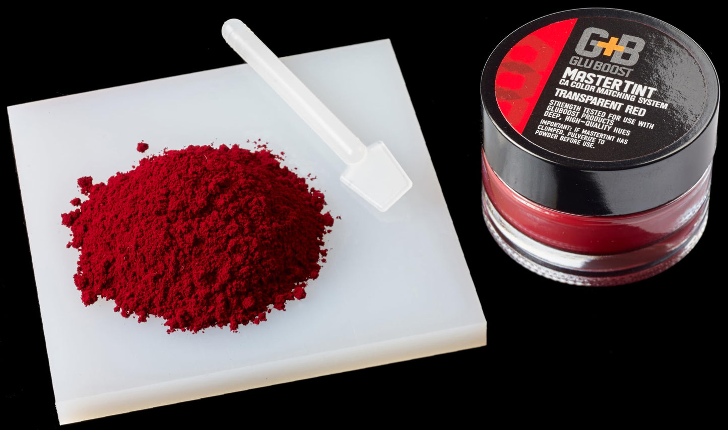 GluBoost MasterTint Red – Long-Lasting Color Additive for Perfect Color Matching – Works with MasterGlu & Fill n’ Finish Pro – No Solvent Needed
