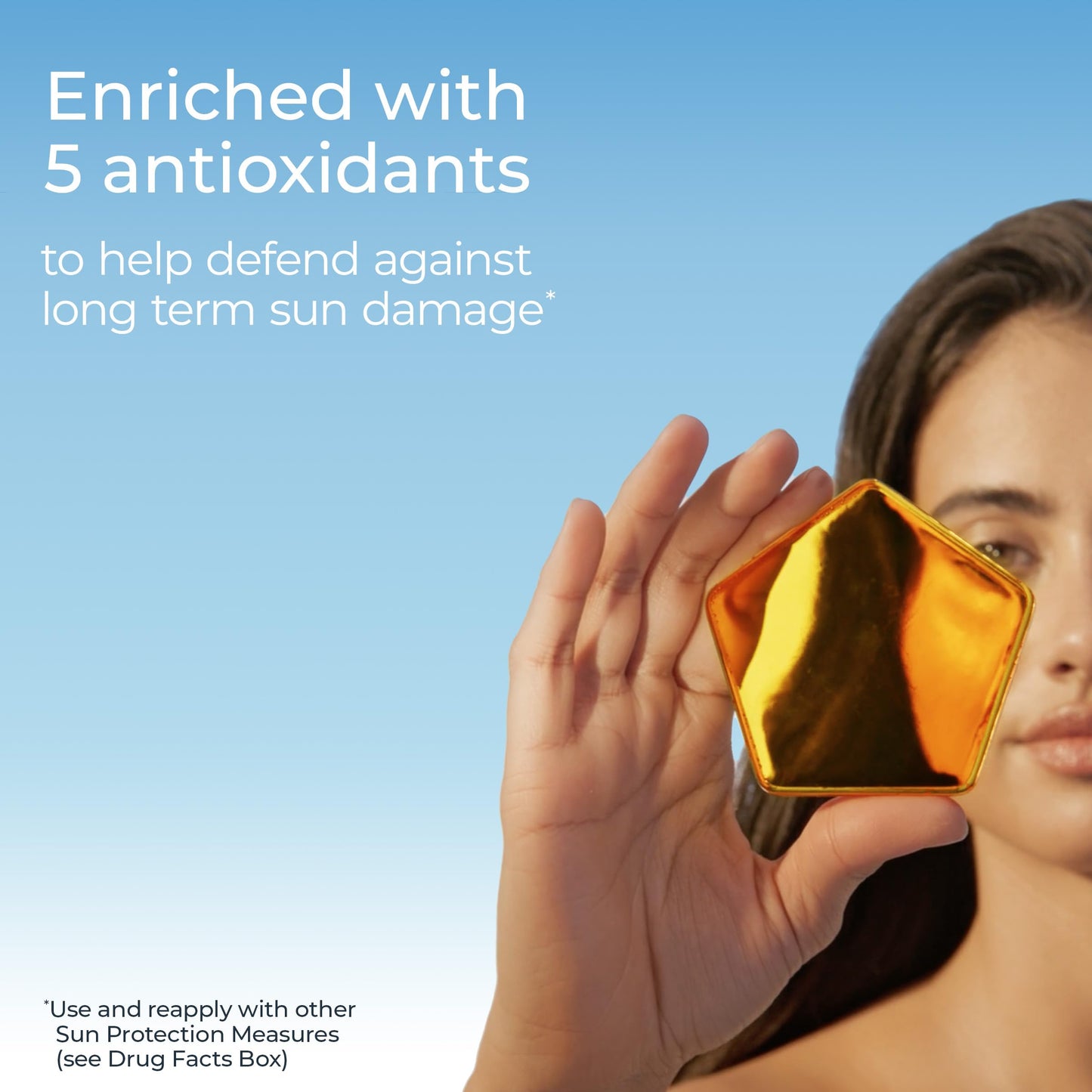 Eucerin Sun Tinted Age Defense Face Sunscreen SPF 50 with Hyaluronic Acid – Blendable Tint for All Skin Tones, Non-Comedogenic, 2.5 fl oz