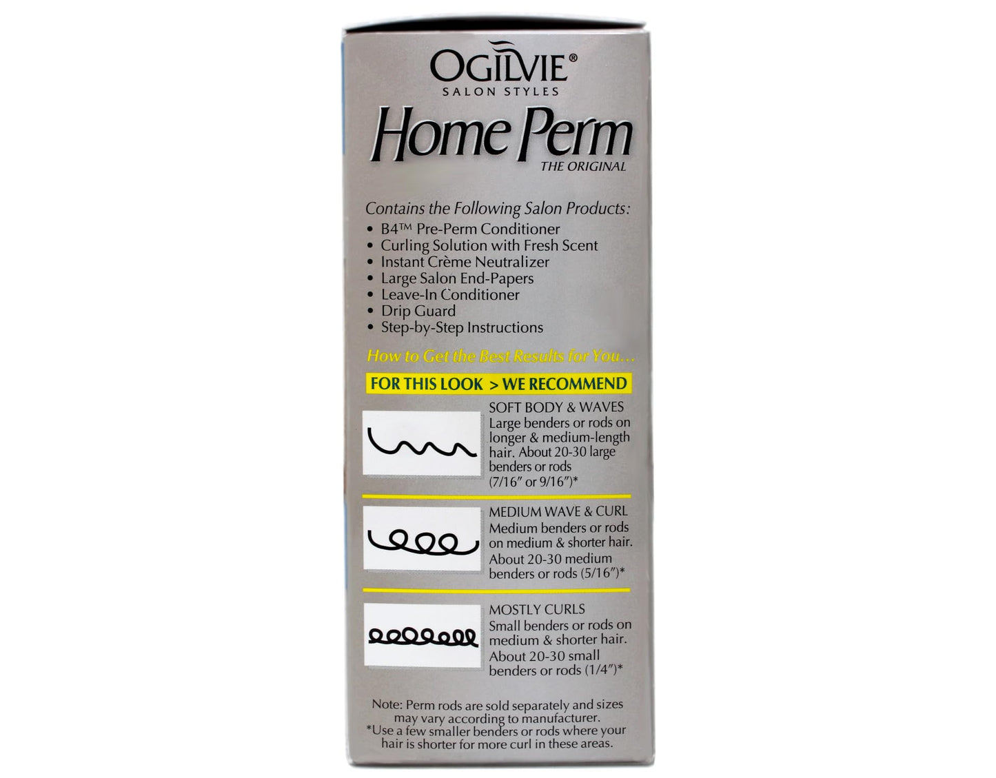 Ogilvie The Original Home Perm, For Normal Hair now with Extra Body 1 ea