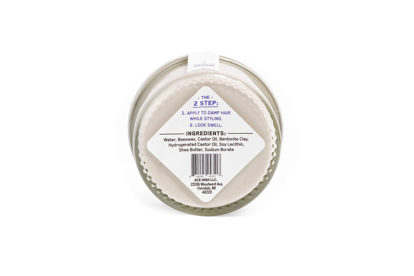 ace high Unscented Hair Clay, Strong Hold, Satin to Matte Finish, Adds Texture and Thickness, 4oz