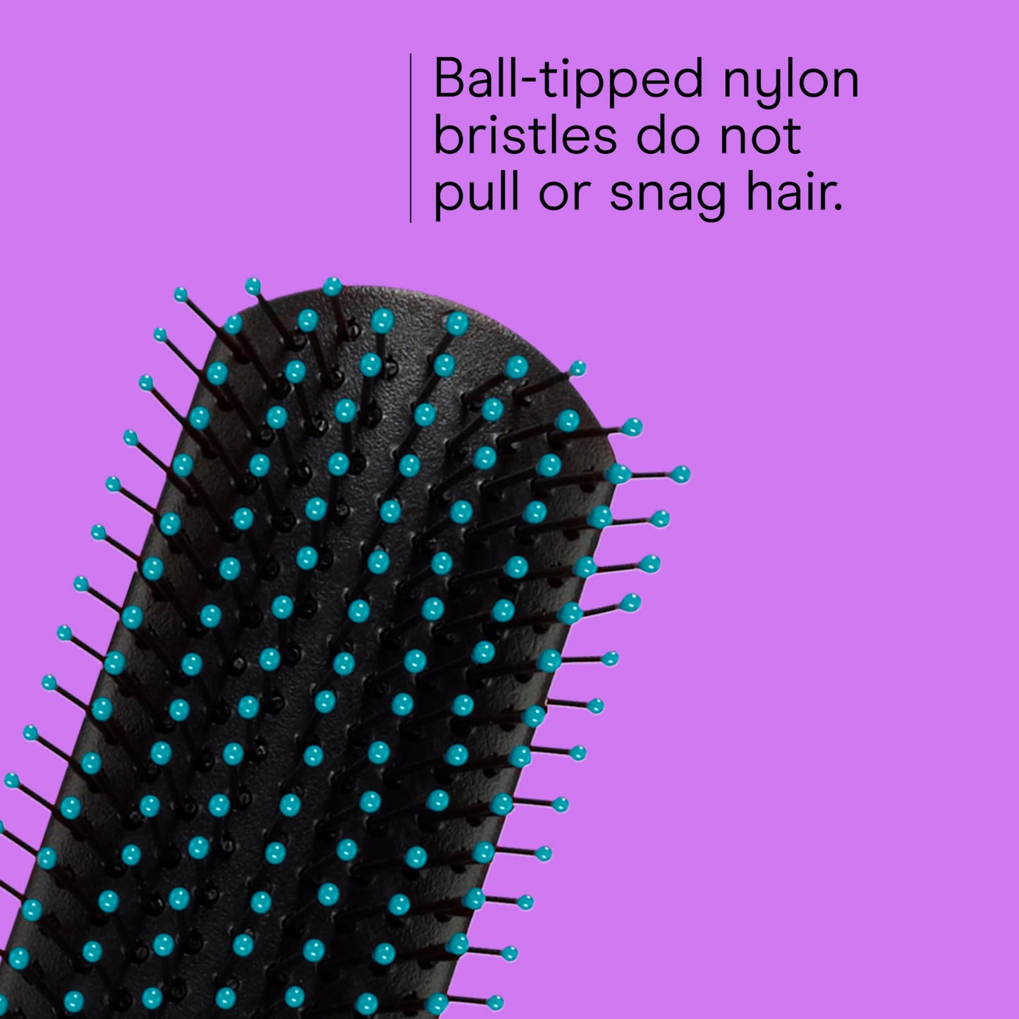 Conair Salon Results Detangling Hairbrush - For Men and Women, All Hair Types with Nylon Bristles