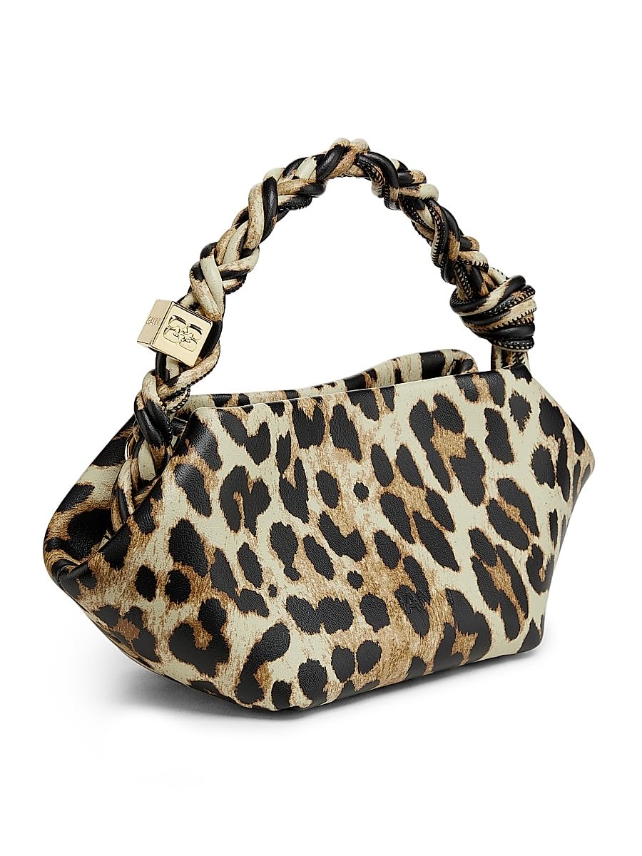 Ganni, Bou Mini Leopard-Print Bag, Leopard