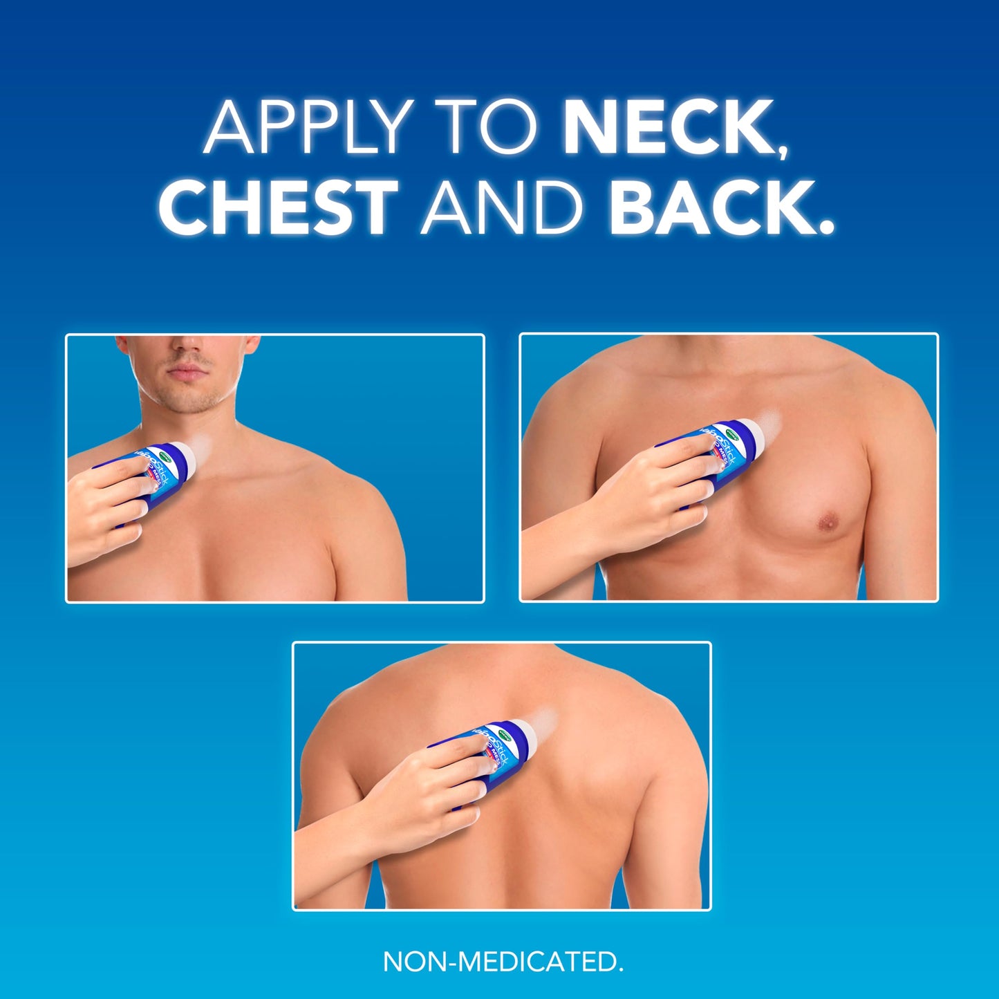 Vicks VapoStick Solid Balm Twin Pack – No-Mess, Non-Medicated Soothing Vapors with Easy No-Touch Applicator, Quick Dry, 1.25oz Each (2 Count)