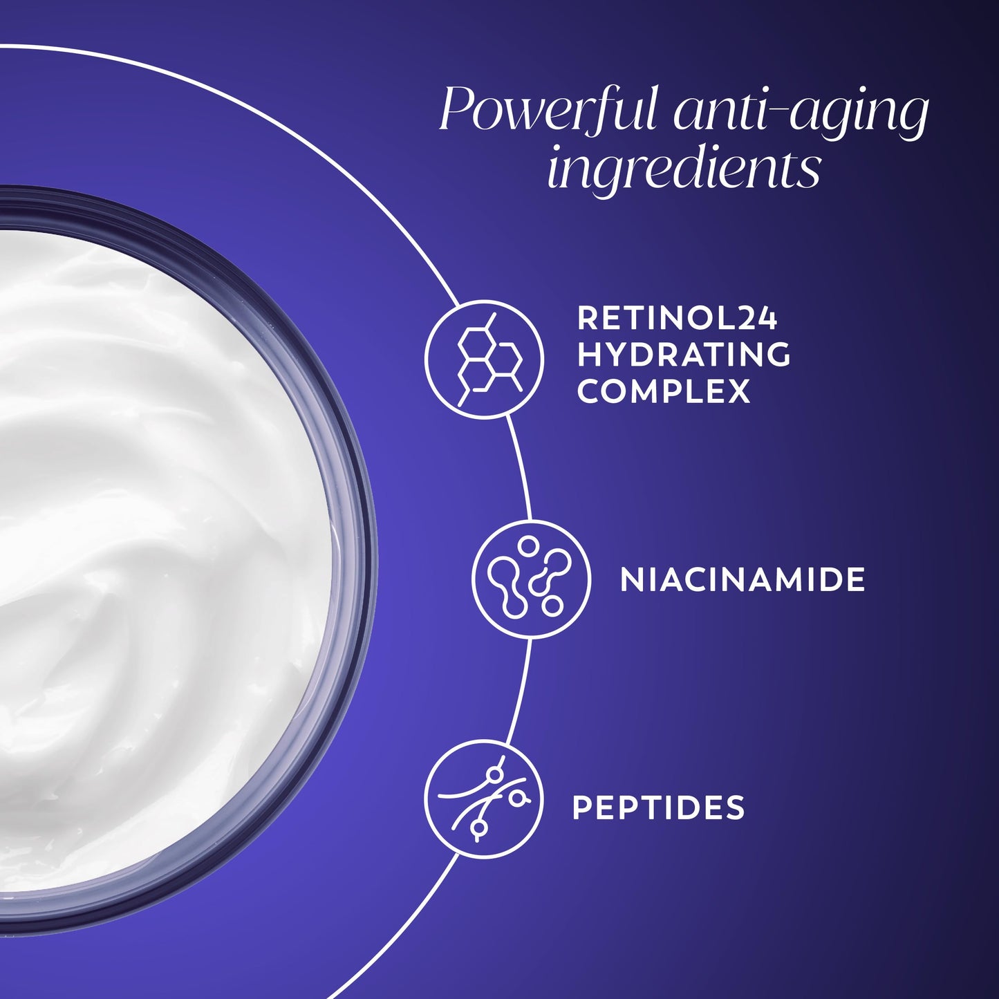 Olay Retinol 24 MAX Night Face Moisturizer - Fragrance-Free Anti-Aging Cream for Women with Peptides & Glycerin, Hydrates, Firms & Smooths Fine Lines, 1.7 Oz