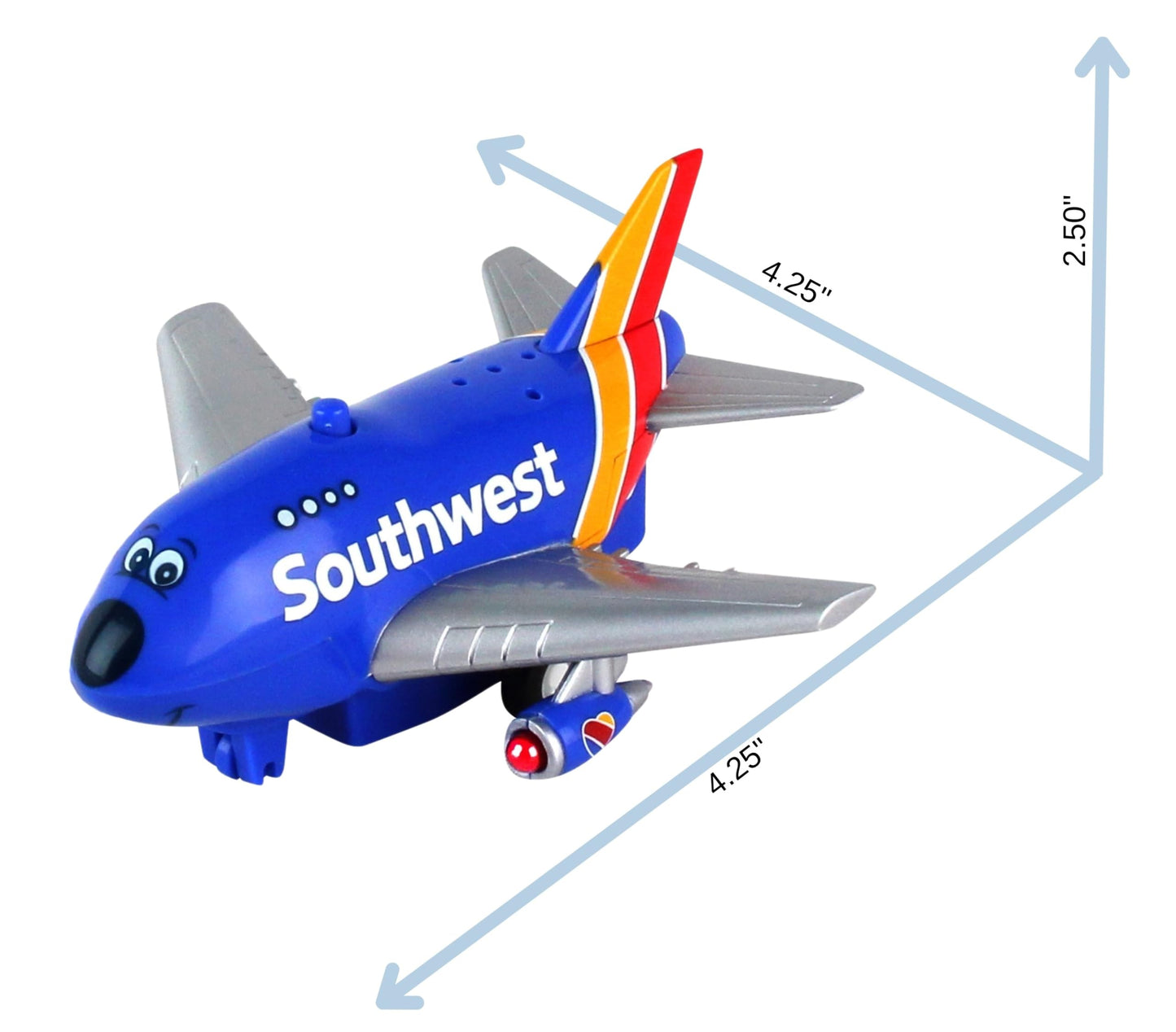 SOUTHWEST PULLBACK W/ LIGHT & SOUND HEART LIVERY