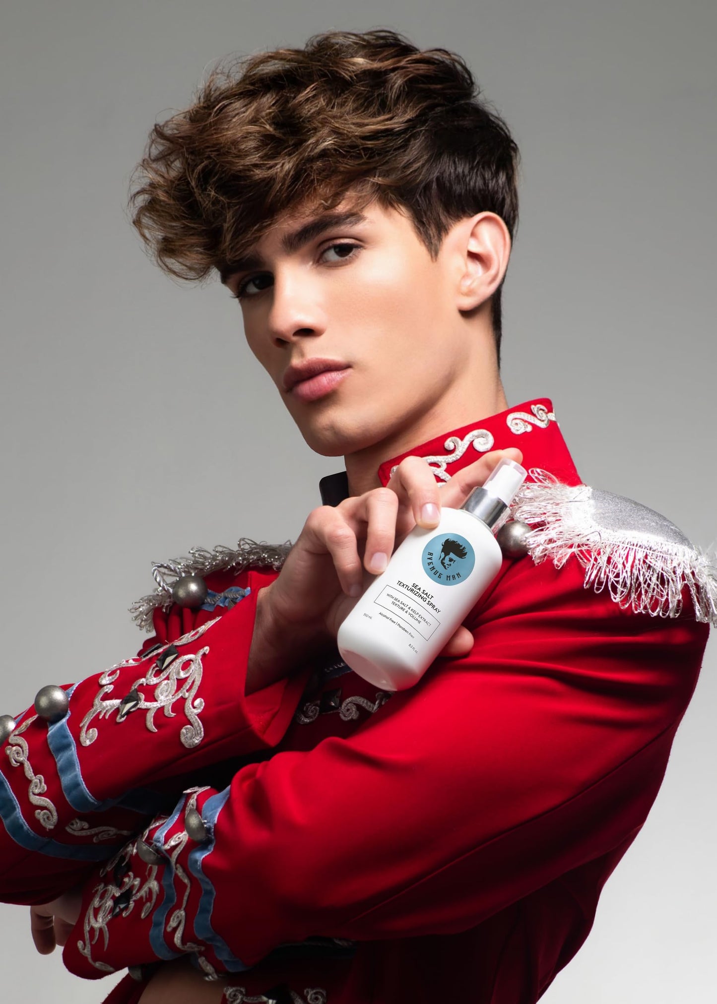 Avenue Man Sea Salt Spray for Men | Texturizing & Thickening Hair Spray with Kelp & Seaweed Extract | Adds Volume & Beach Texture | 6.76 Oz