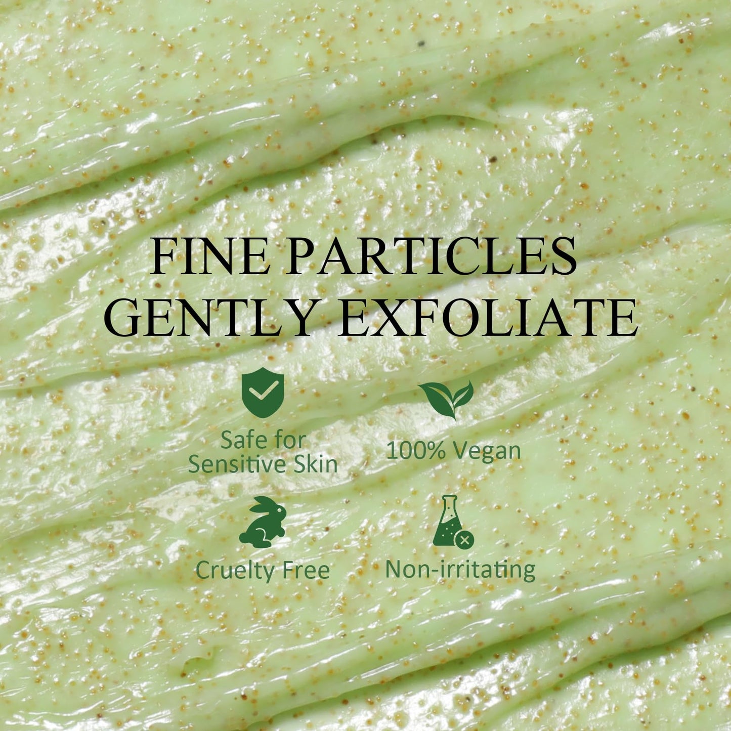 Underarm Detox Scrub – Green Tea, Mint & Tea Tree Deodorant, Natural Dark Armpit Remover, Odor Eliminating & Exfoliating, Unisex 8.11 oz