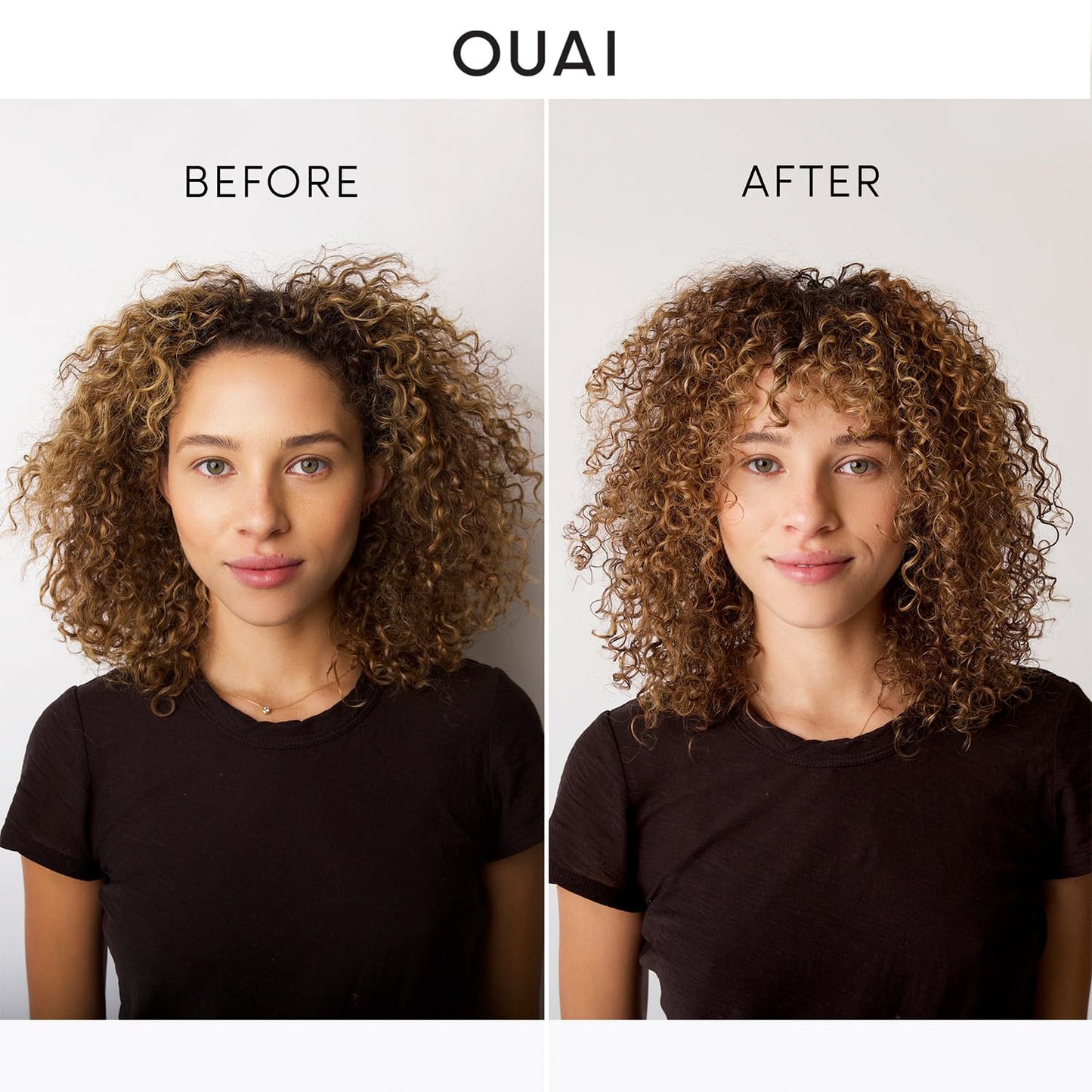 OUAI Curl Cream - Curl Defining Cream with Babassu, Coconut, Linseed & Chia Seed Oils - Hydrating, Shine-Boosting, Silicone & Sulfate Free (8 Oz)